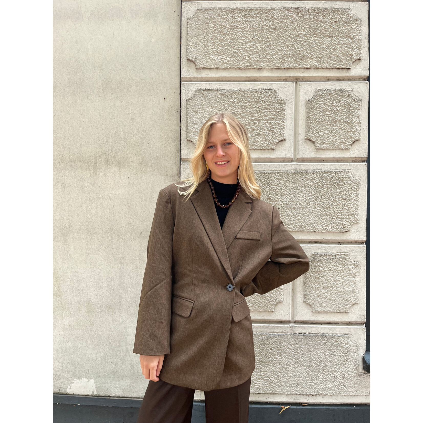 Flo Boutique Blazer Chloe Marron