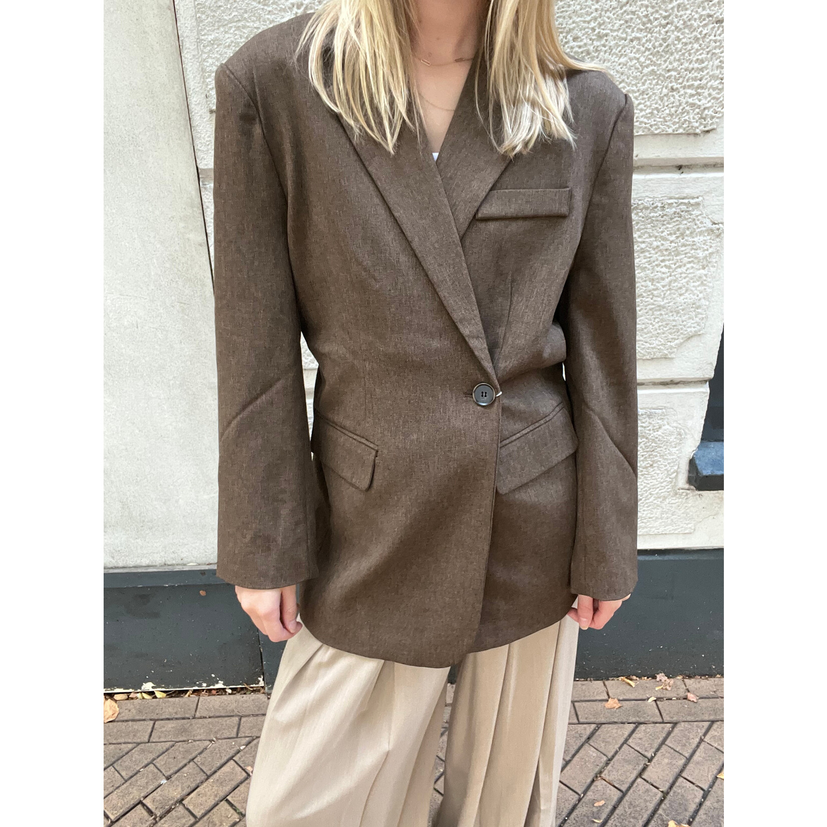 Flo Boutique Blazer Chloe Marron