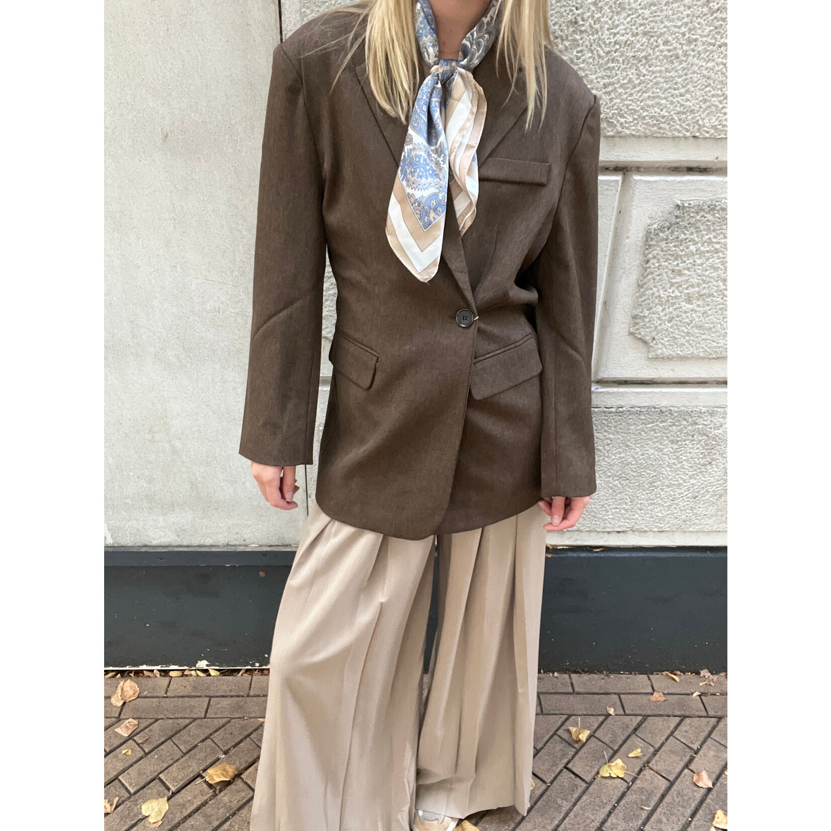 Flo Boutique Blazer Chloe Marron
