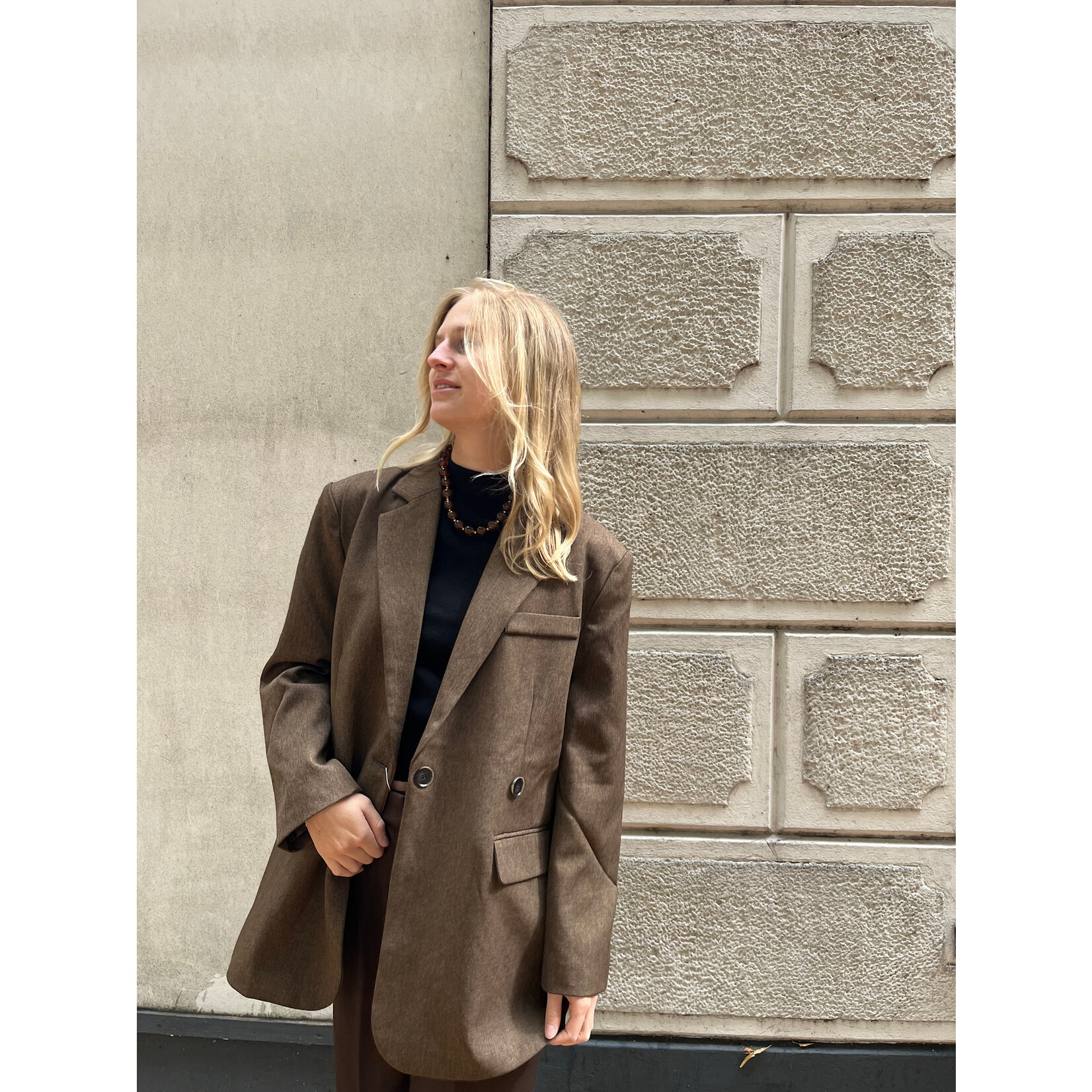 Flo Boutique Blazer Chloe Marron