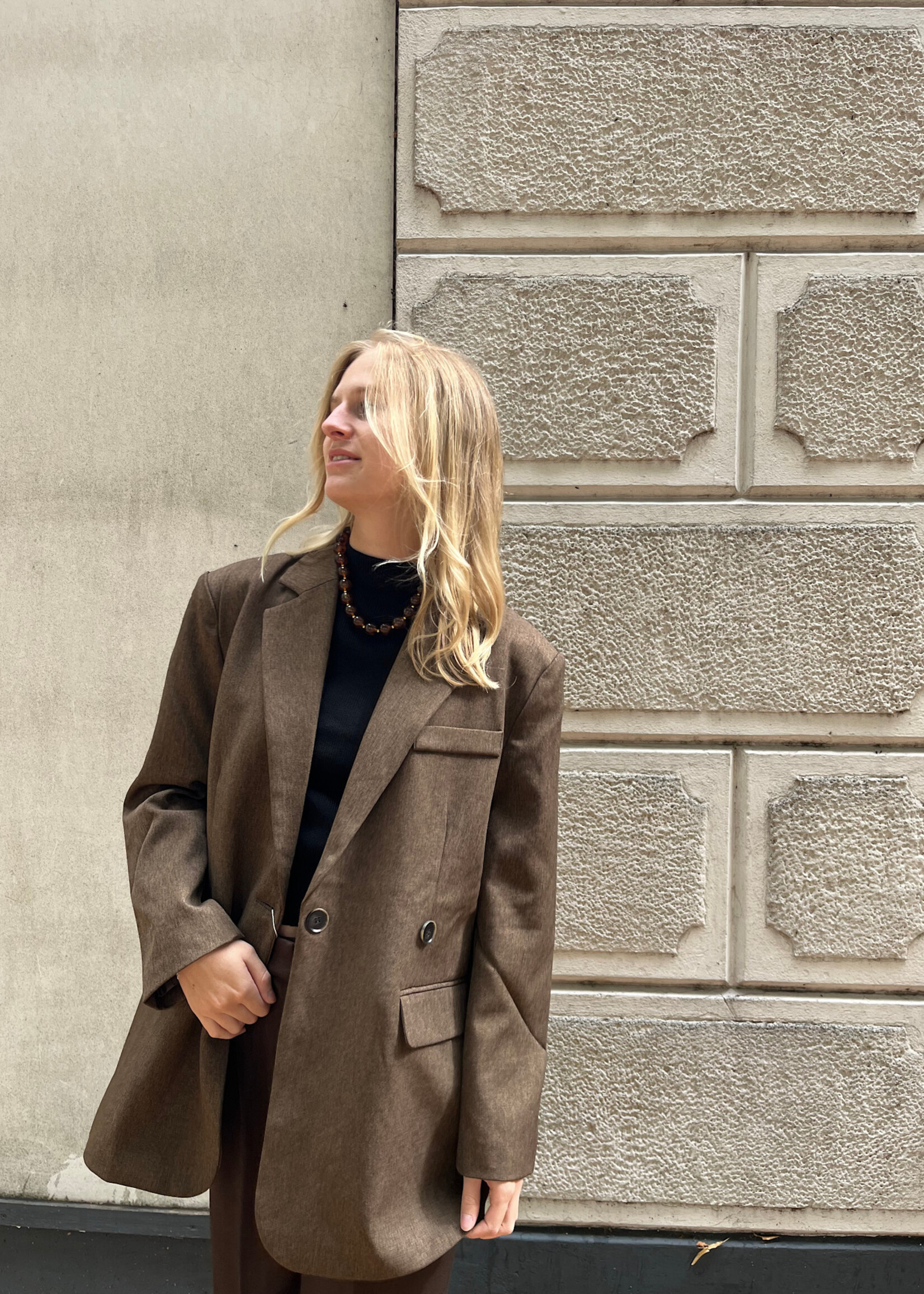 Flo Boutique Blazer Chloe Marron