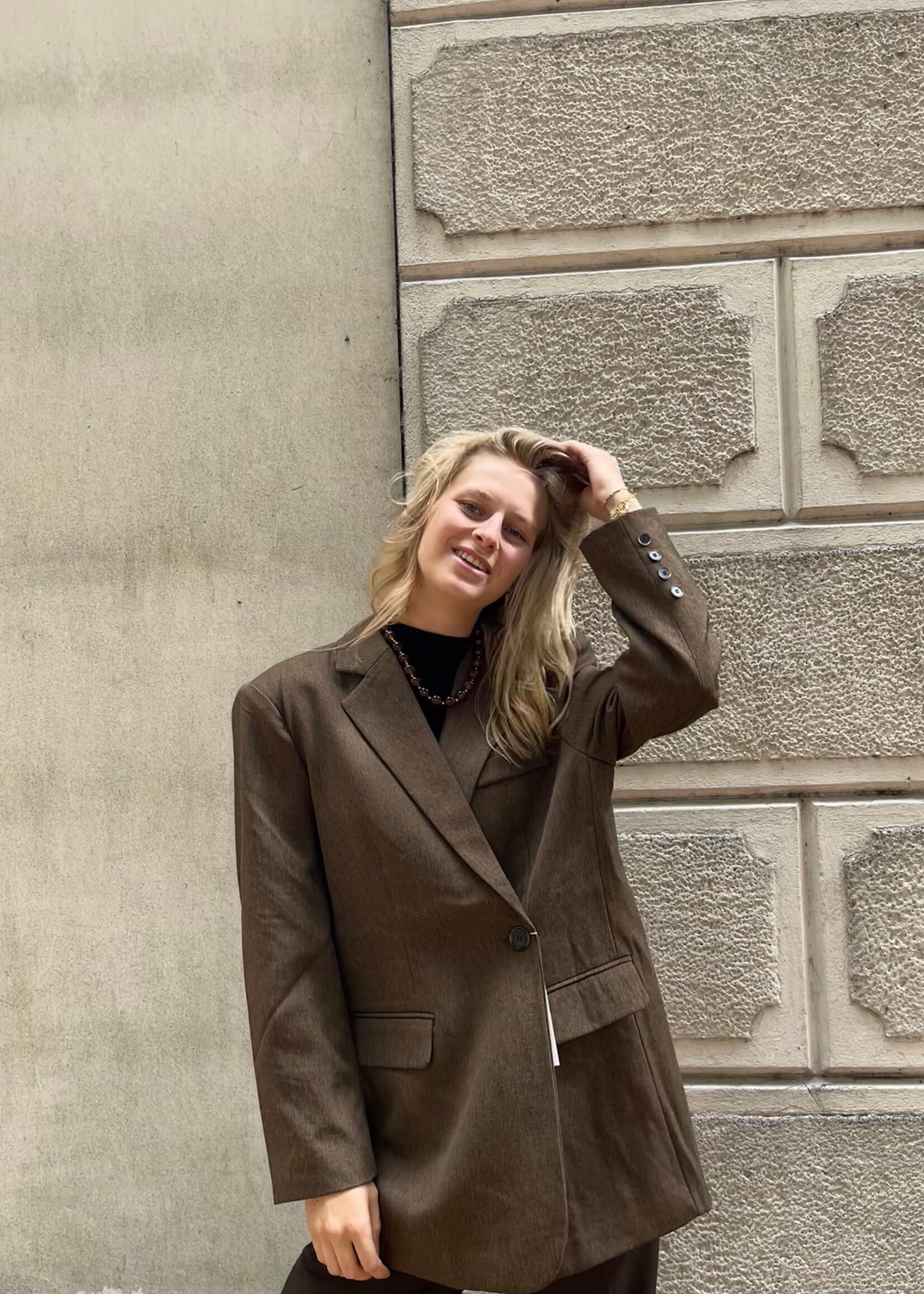 Flo Boutique Blazer Chloe Marron