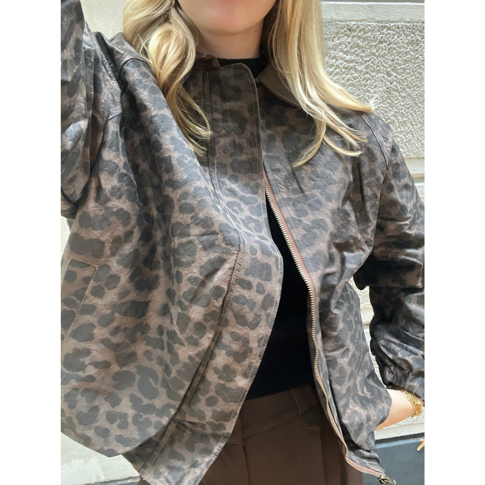 Flo Boutique Jas Lilou Leopard
