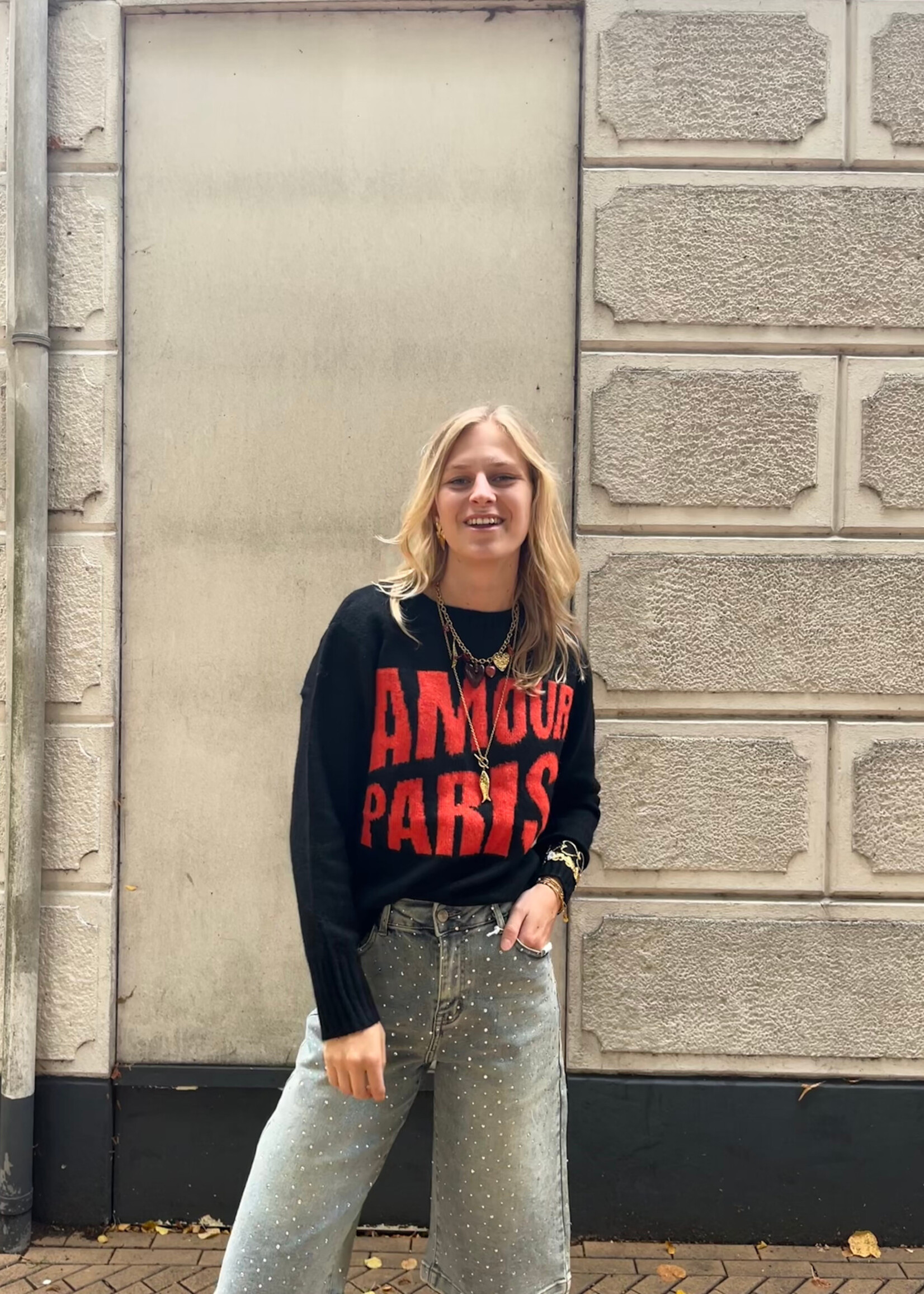 Flo Boutique Trui Charlie Black