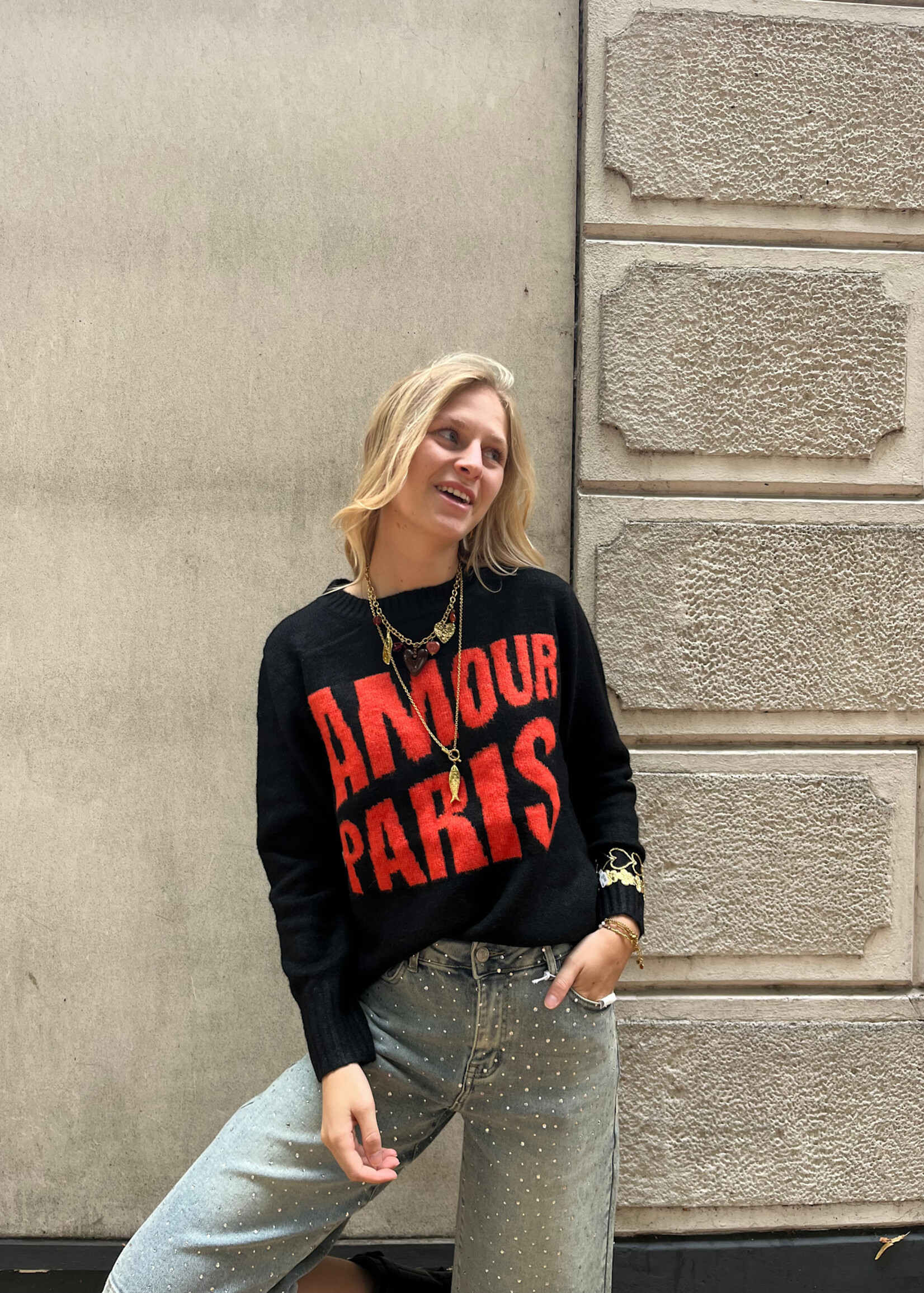 Flo Boutique Trui Charlie Black