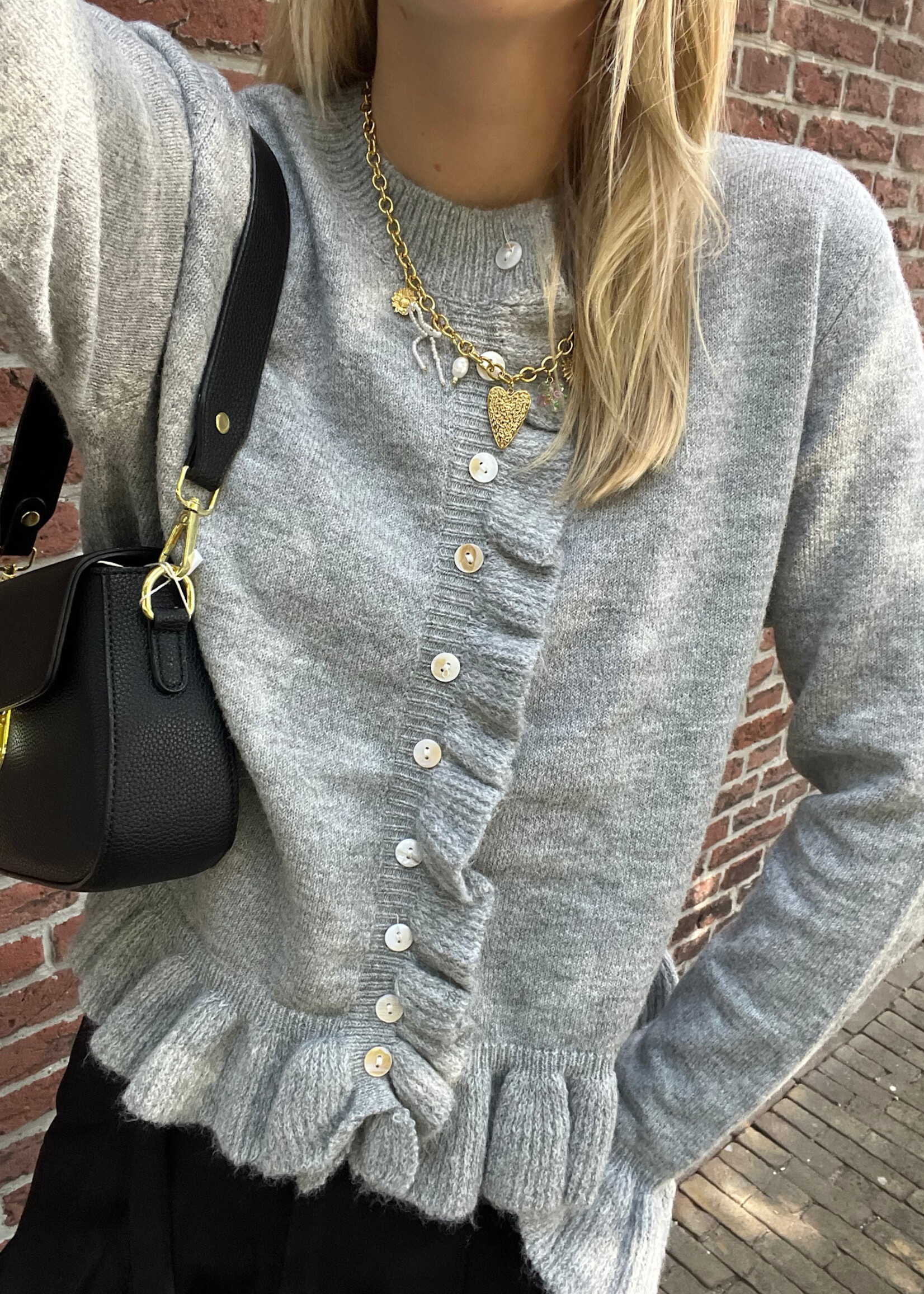 Flo Boutique Vestje Izzy Grey