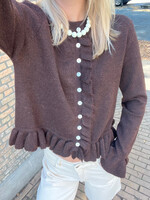 Flo Boutique Vestje Izzy Dark Brown