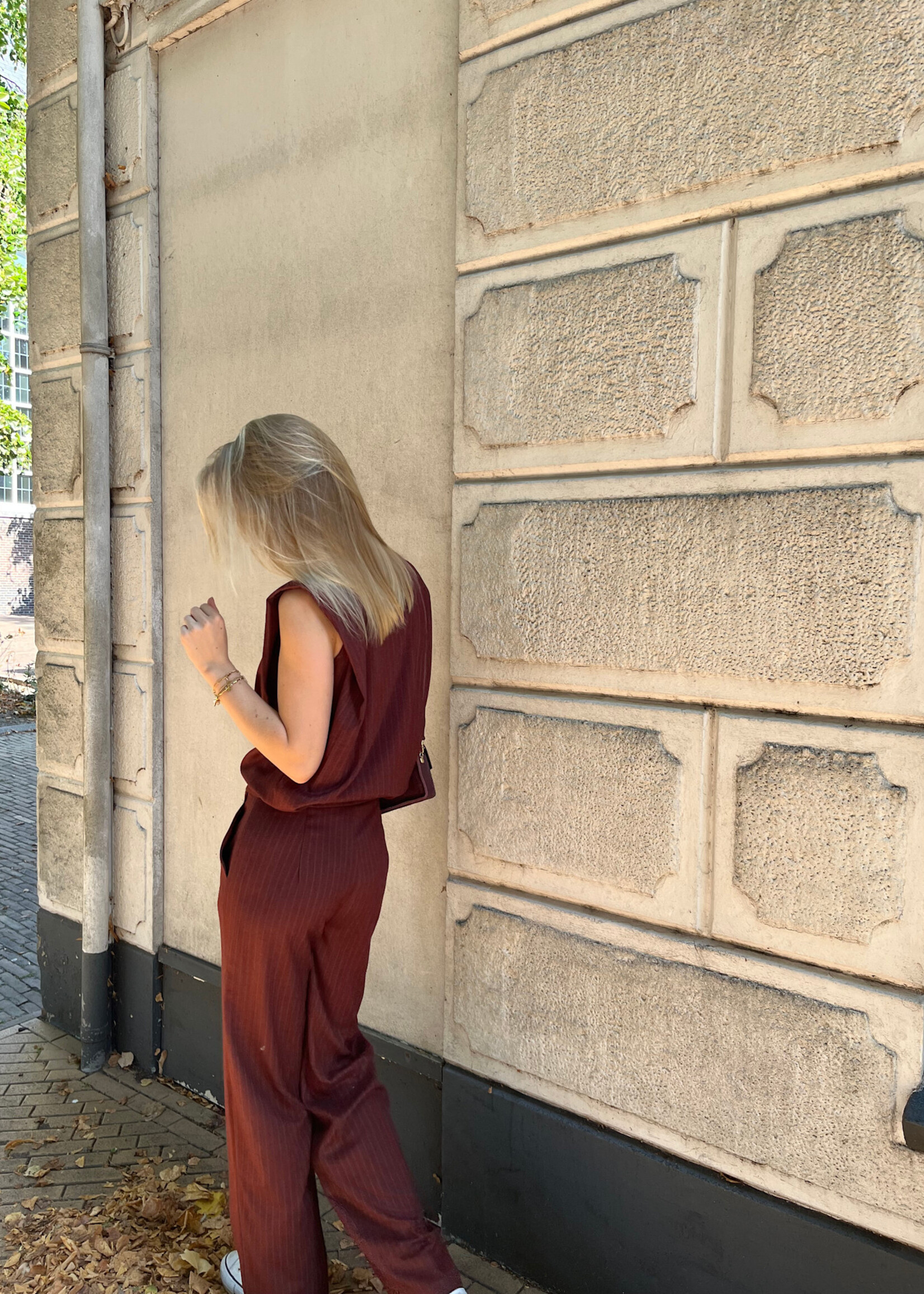 Flo Boutique Top Keet Burgundy