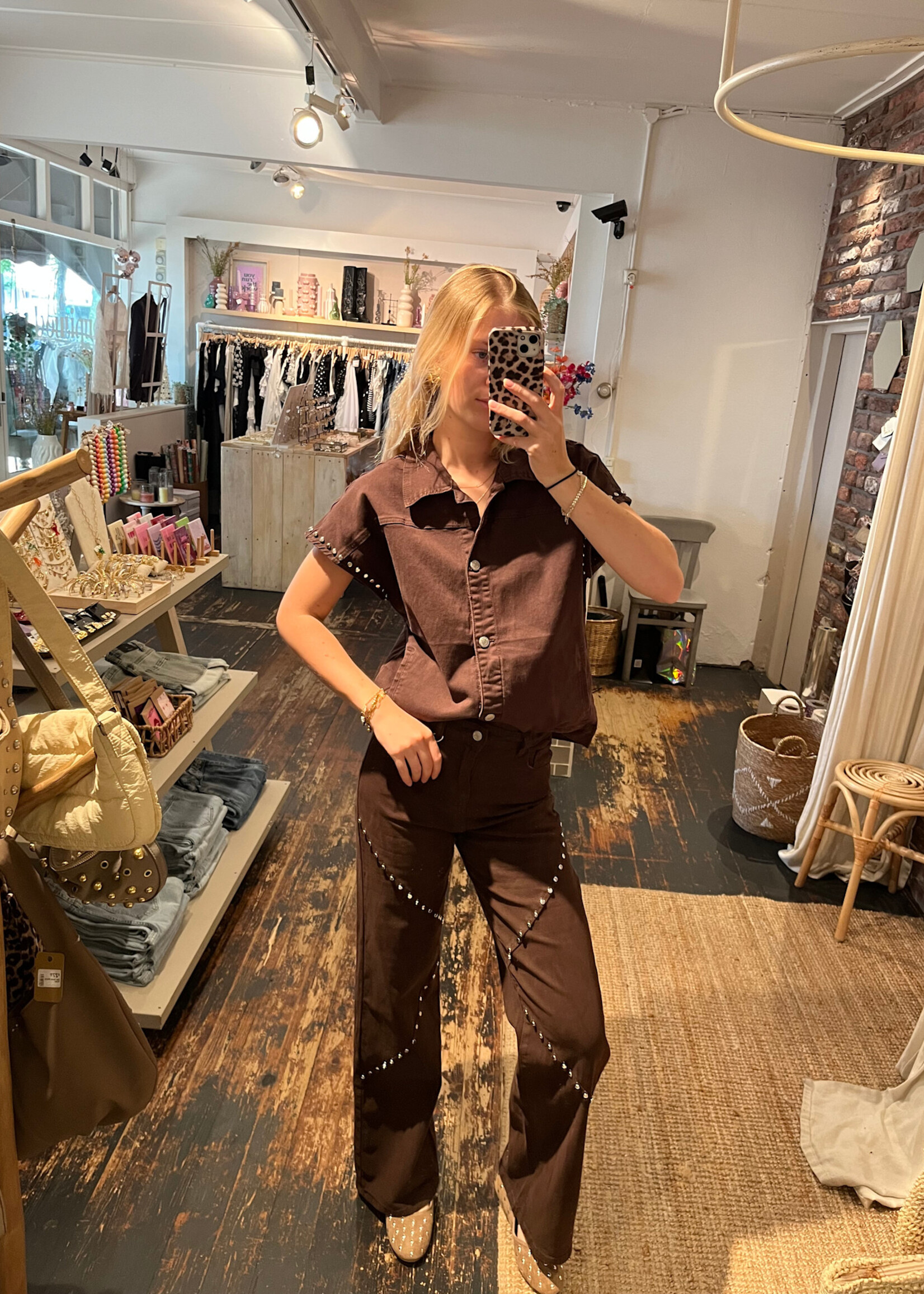 Flo Boutique Jeans Hazel studs