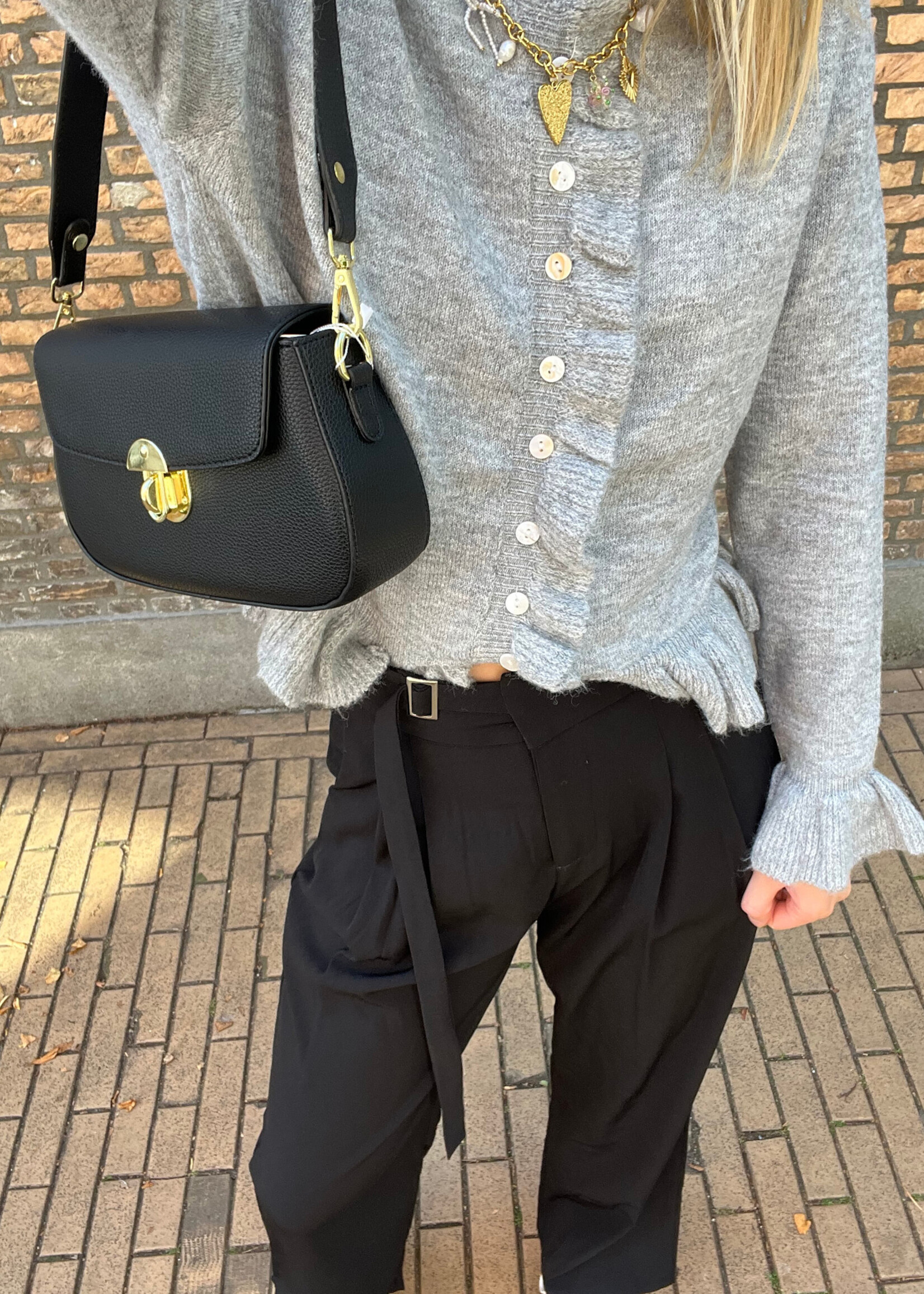 Flo Boutique Broek Polly Black