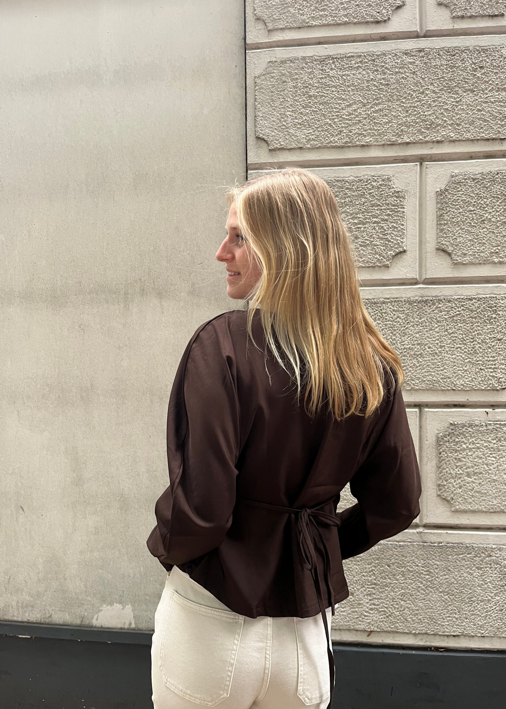 Flo Boutique Top Mayla Marron