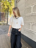 Flo Boutique Basic Top Fiene White