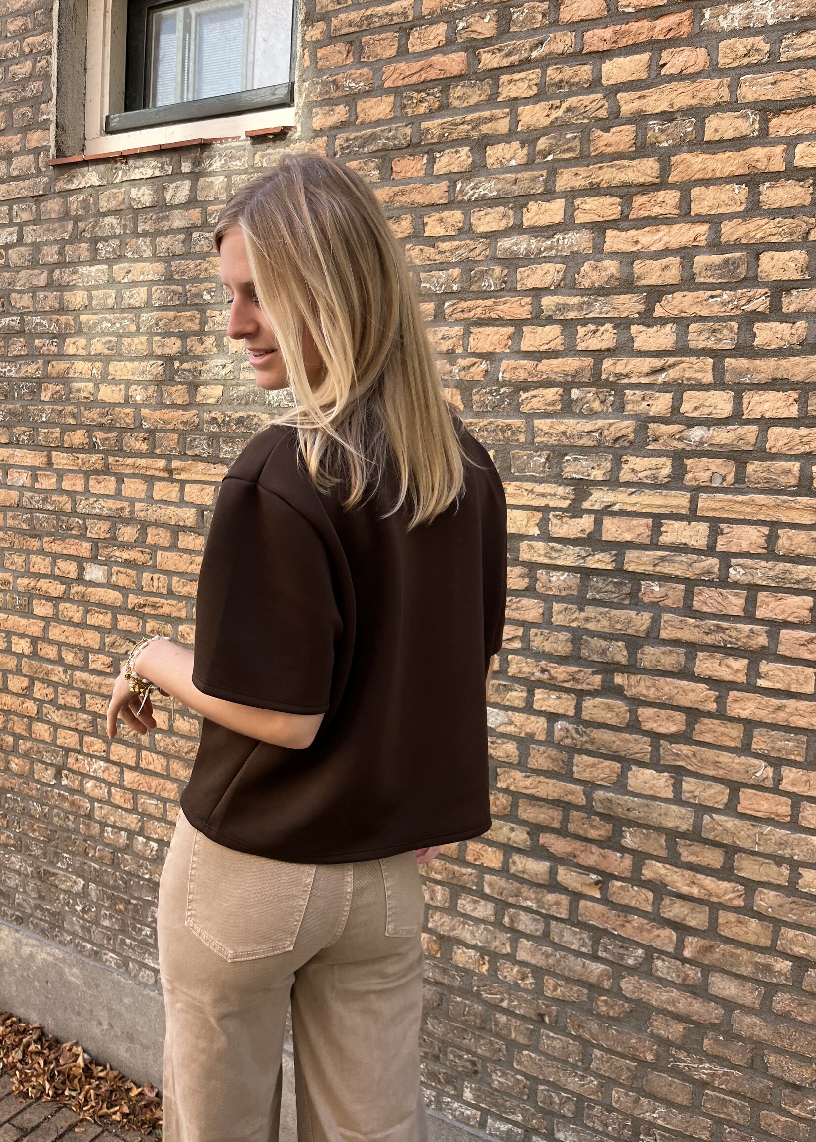 Flo Boutique Basic Top Fiene Choco