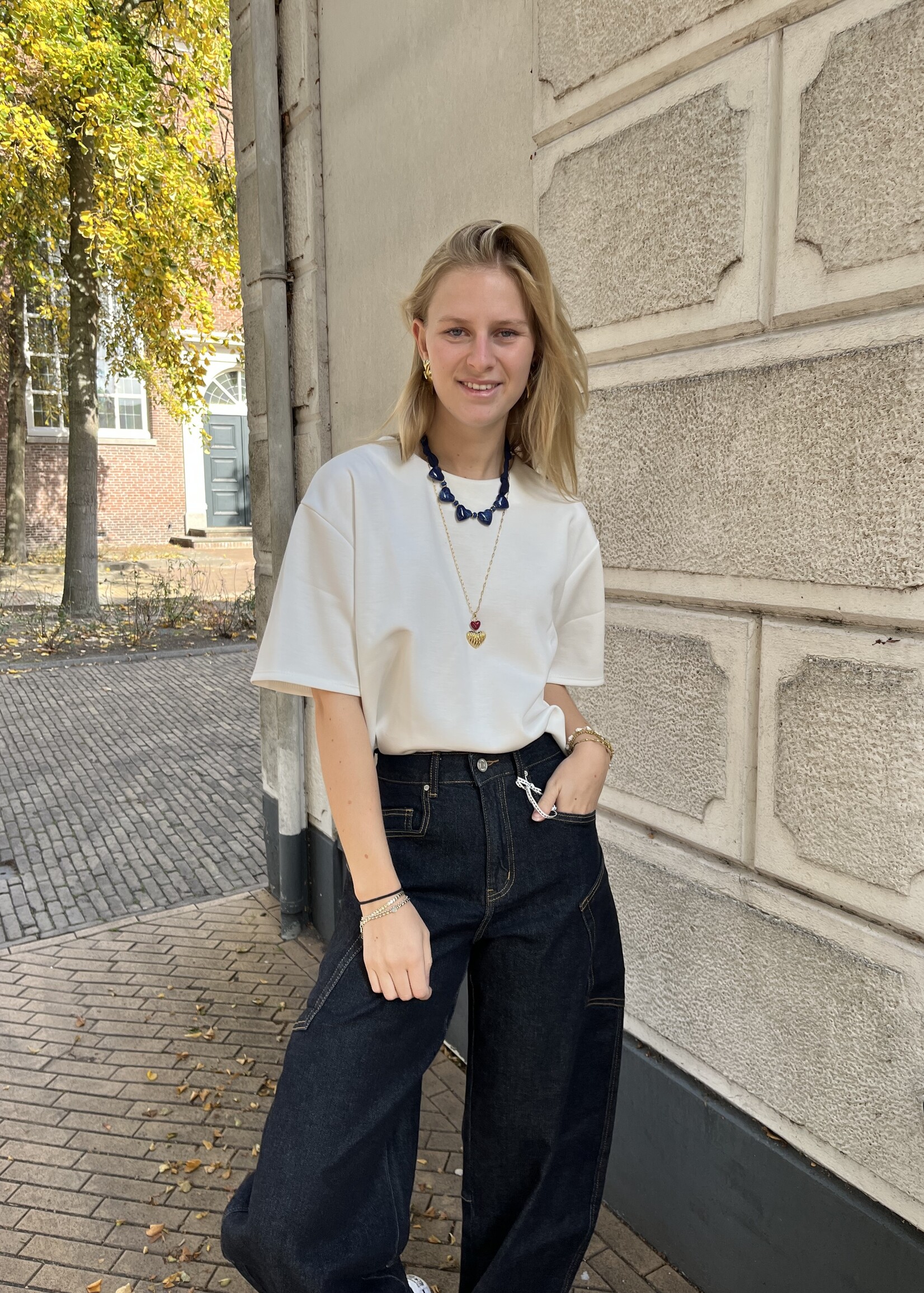 Flo Boutique Jeans Balloon Dark Blue