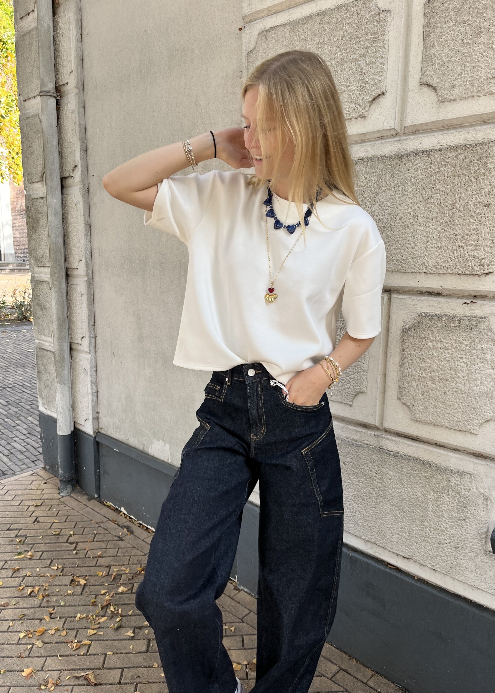 Flo Boutique Jeans Balloon Dark Blue