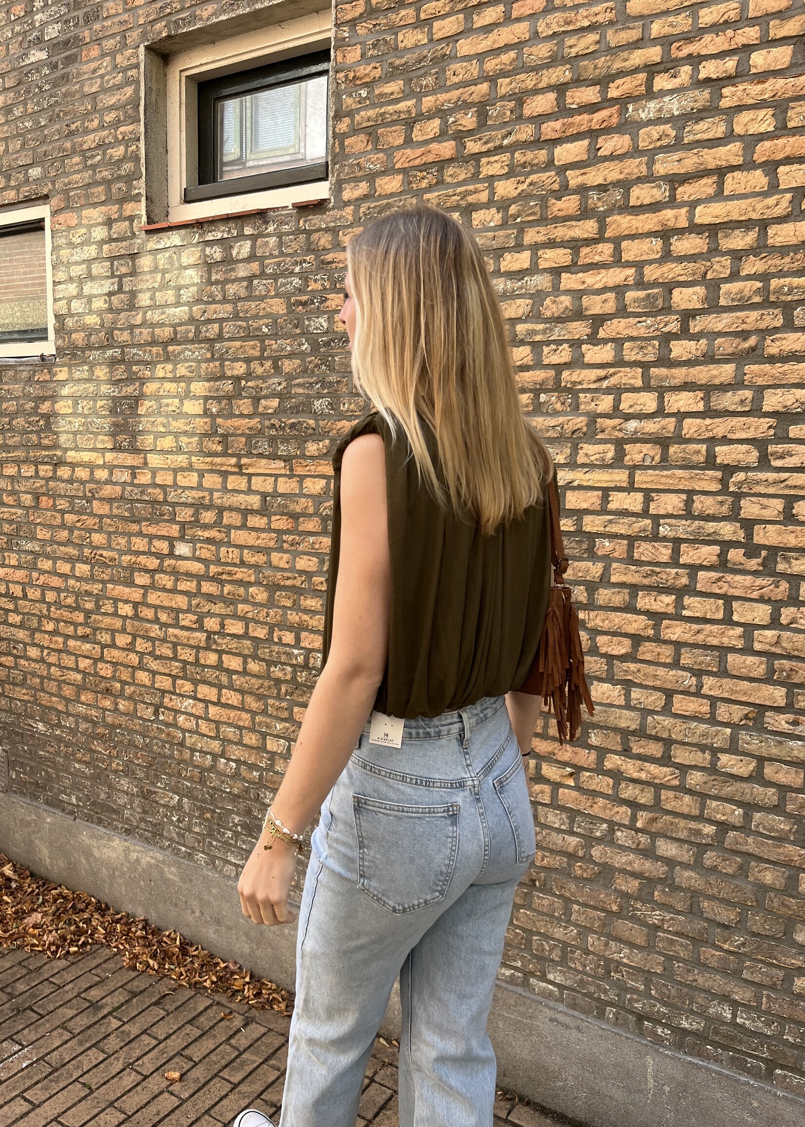 Flo Boutique Top Zoe Olive