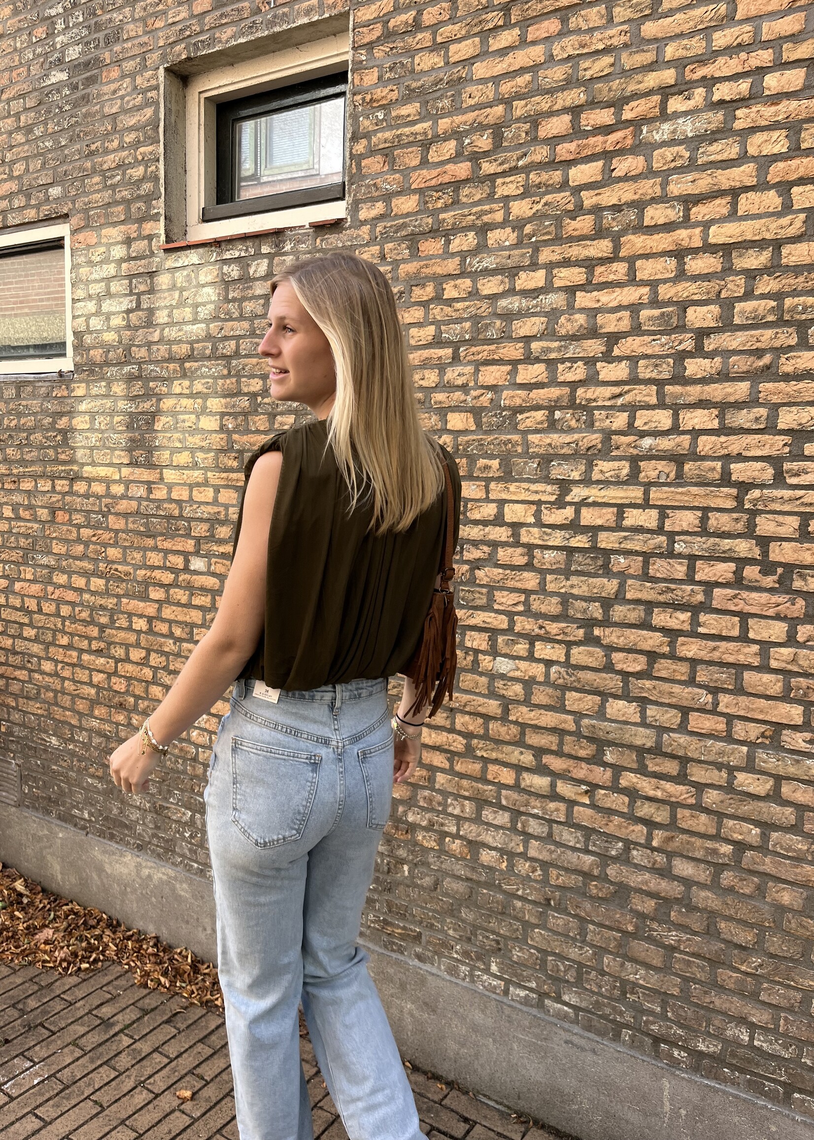 Flo Boutique Top Zoe Olive