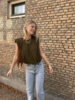Flo Boutique Top Zoe Olive