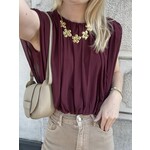 Flo Boutique Top Zoe Bordeaux