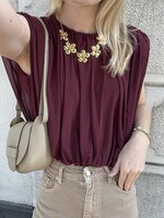 Flo Boutique Top Zoe Bordeaux