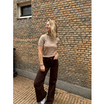 Flo Boutique Wide Leg Jeans Yva Choco (Tall)
