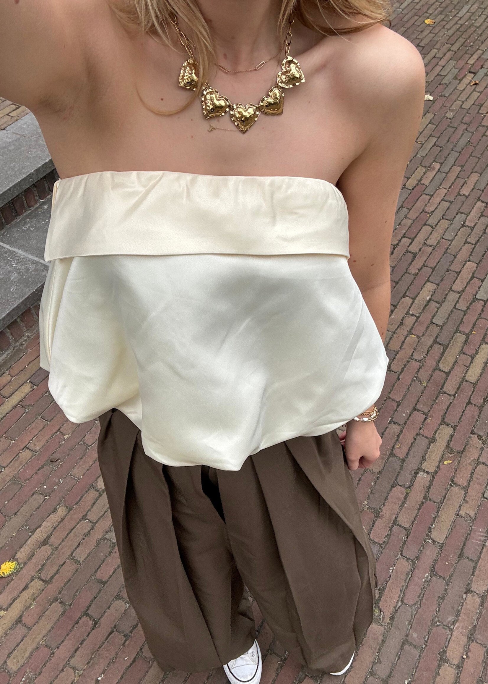 Flo Boutique Top Loua Cream