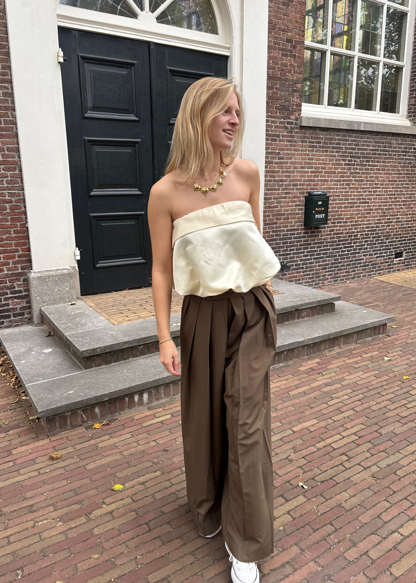 Flo Boutique Top Loua Cream