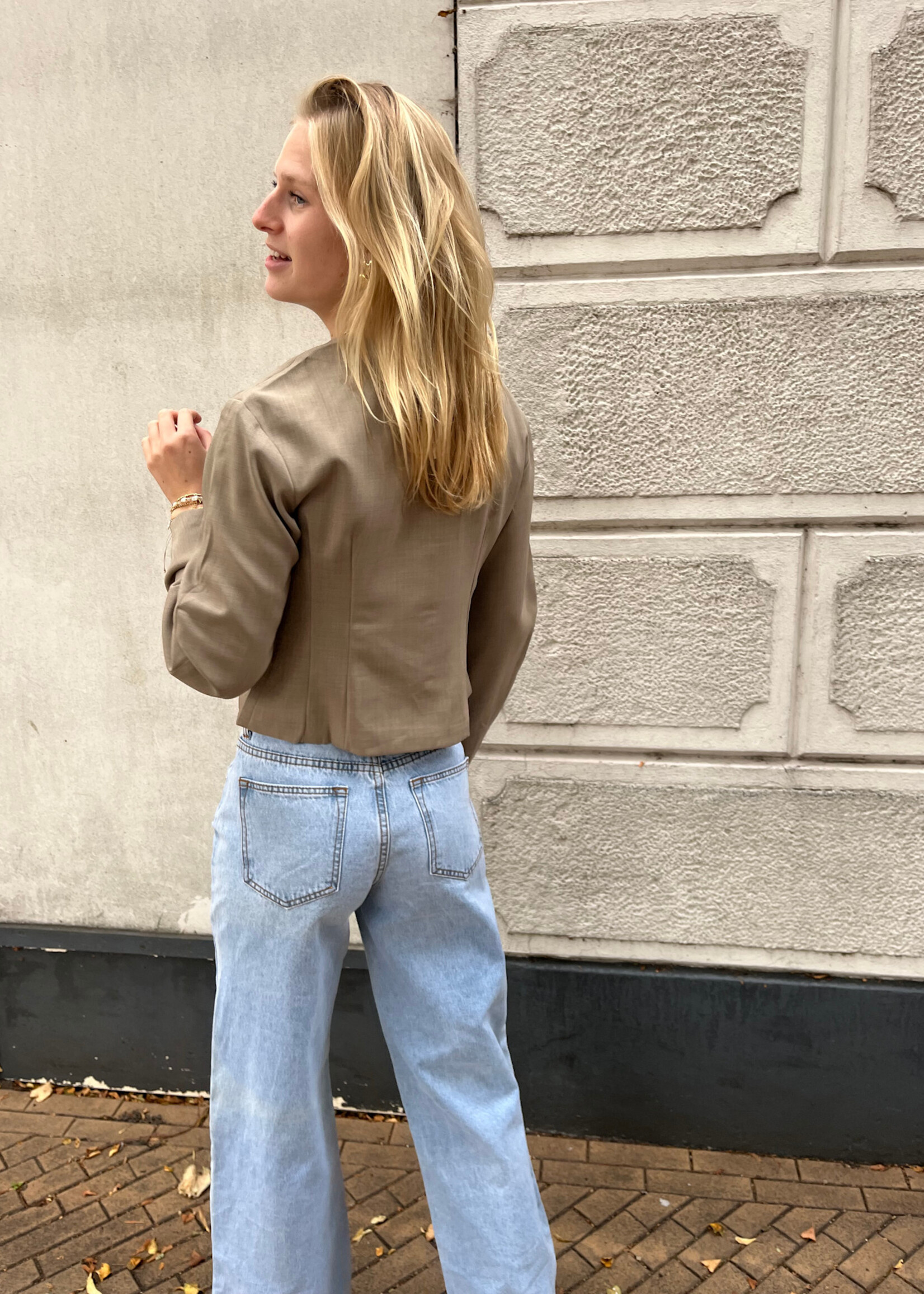 Flo Boutique Jasje Hanna Taupe