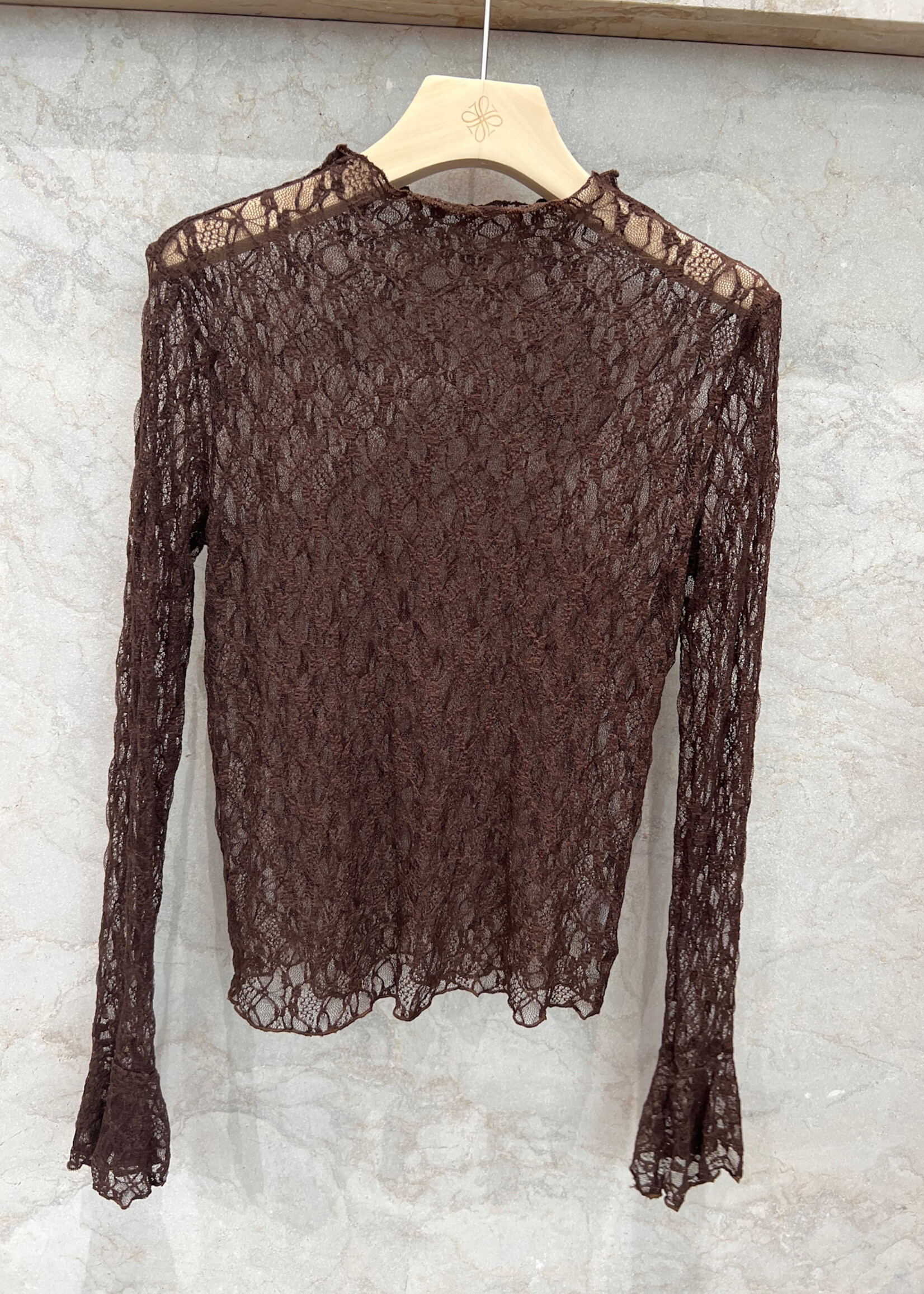 Flo Boutique Mesh Top June Marron