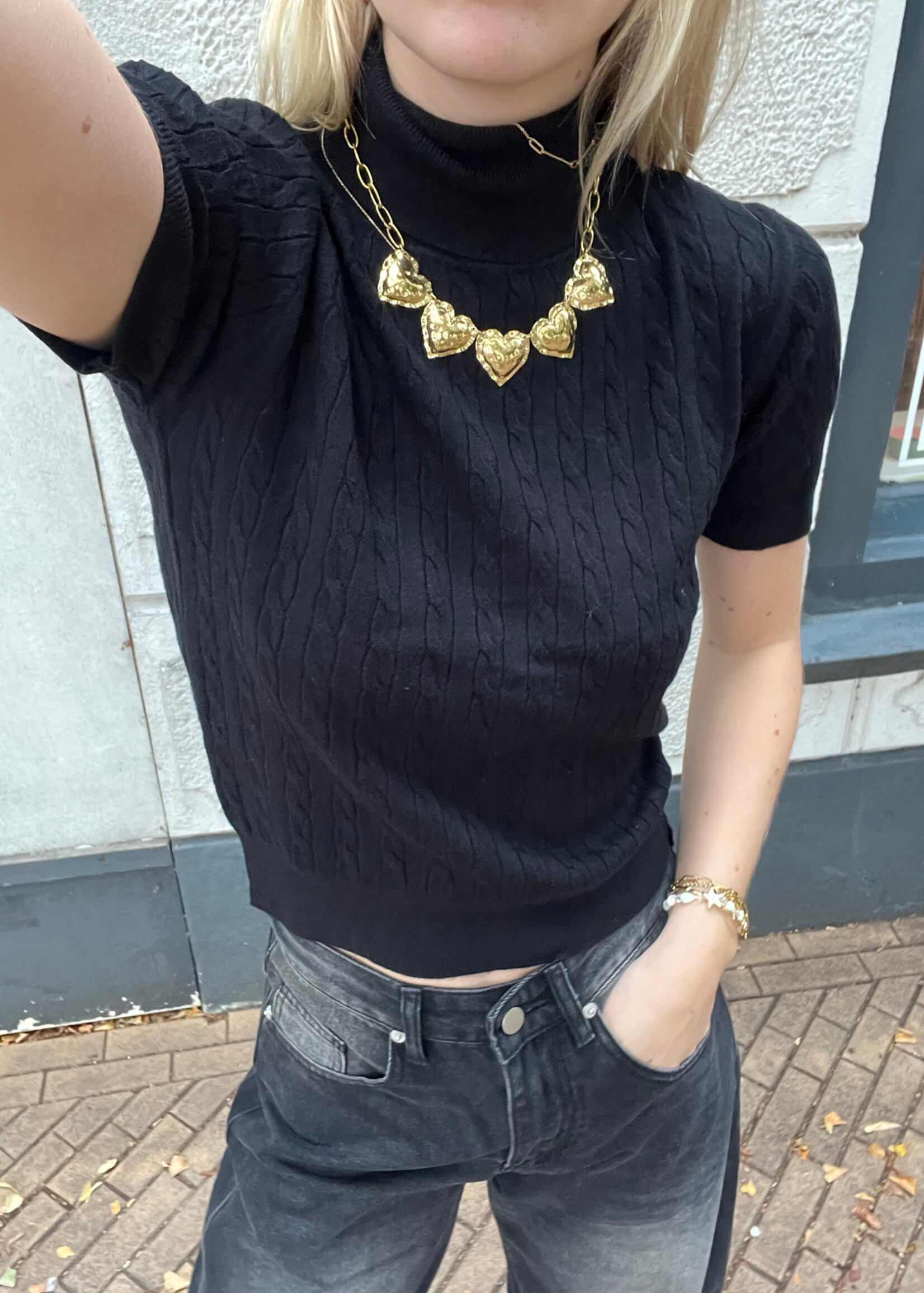 Flo Boutique Top Eef Black