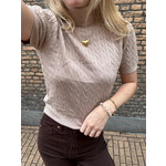 Flo Boutique Top Eef Taupe