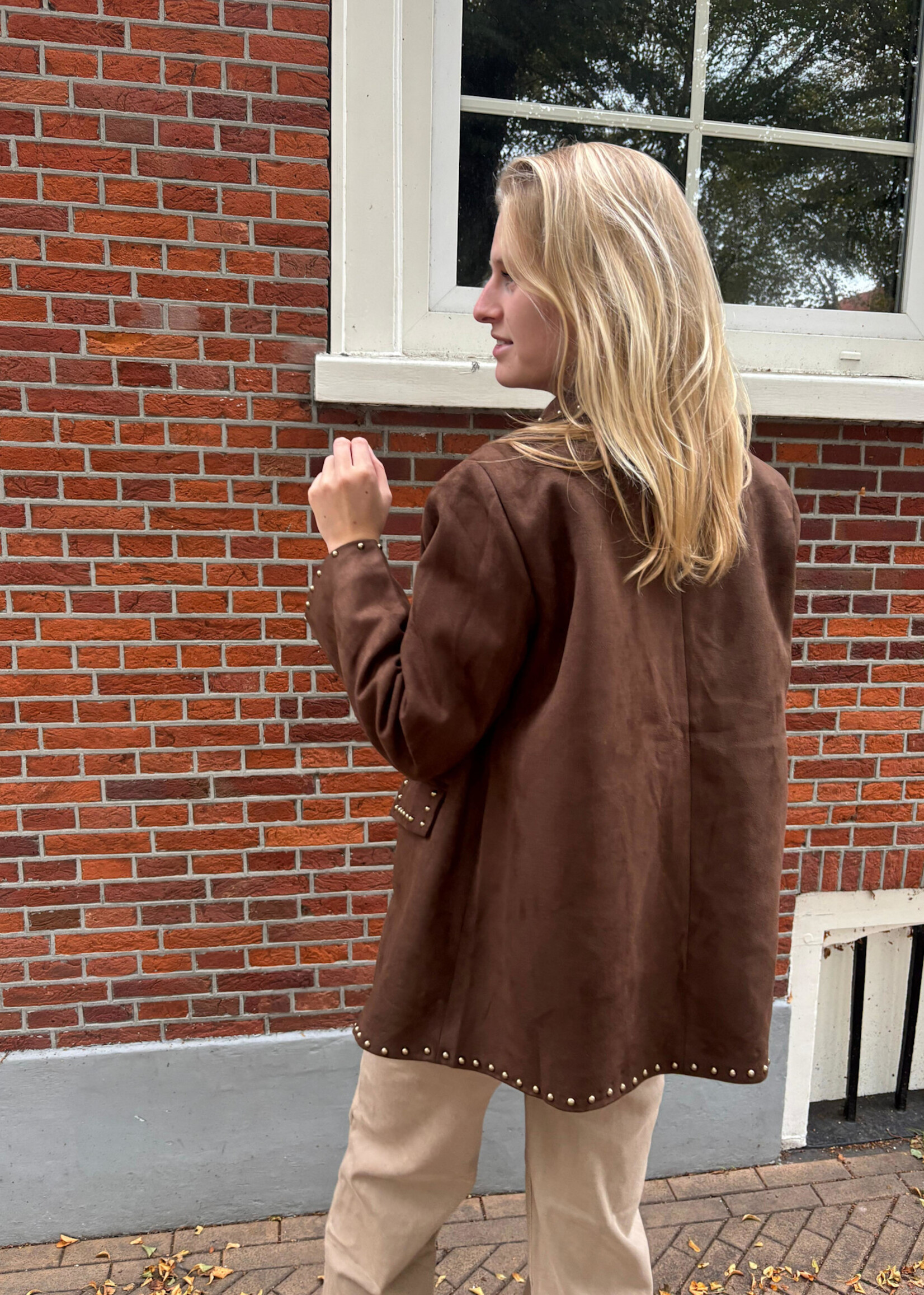 Flo Boutique Blazer Nora Marron Suède