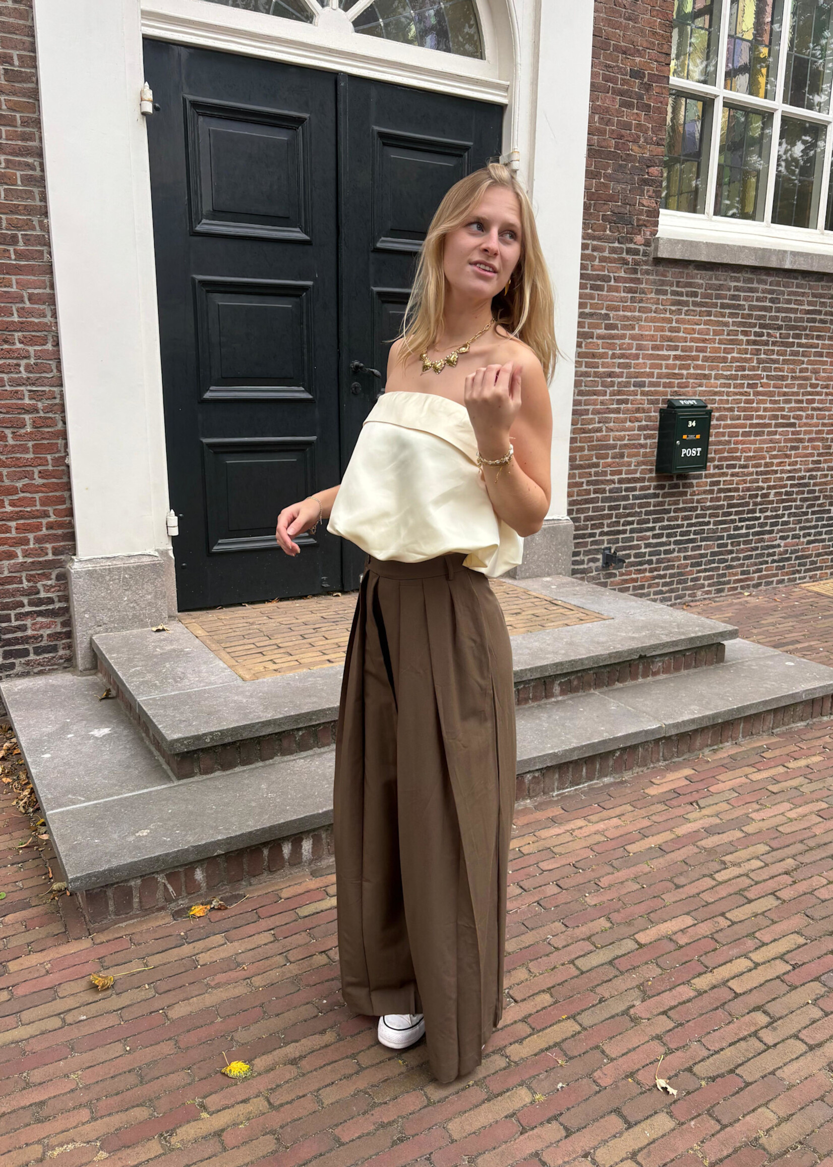 Flo Boutique Broek Kiki Marron