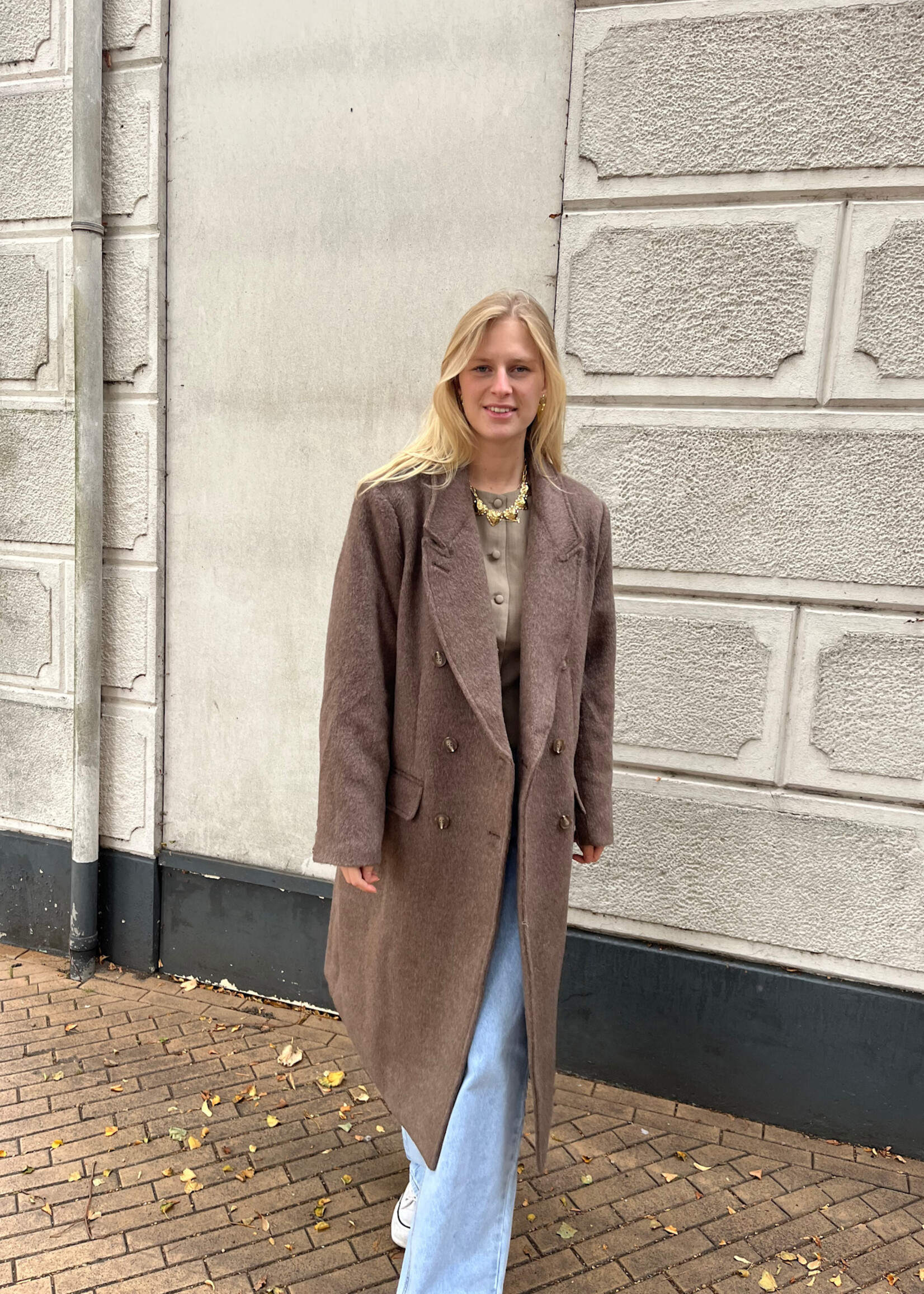 Flo Boutique Jas Ginger Taupe