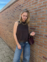 Flo Boutique Top Lente Brown
