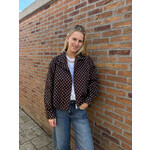 Flo Boutique Jas Amelie Polkadots Choco