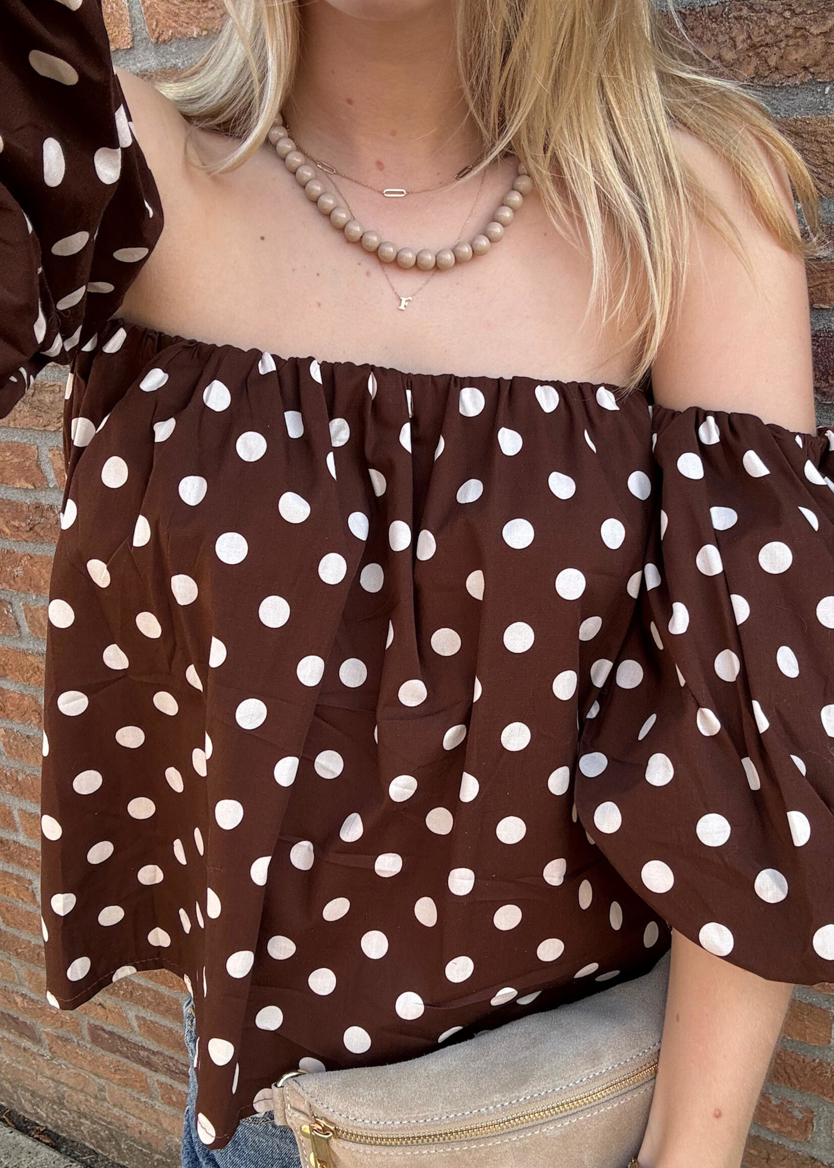 Flo Boutique Top Cato Brown