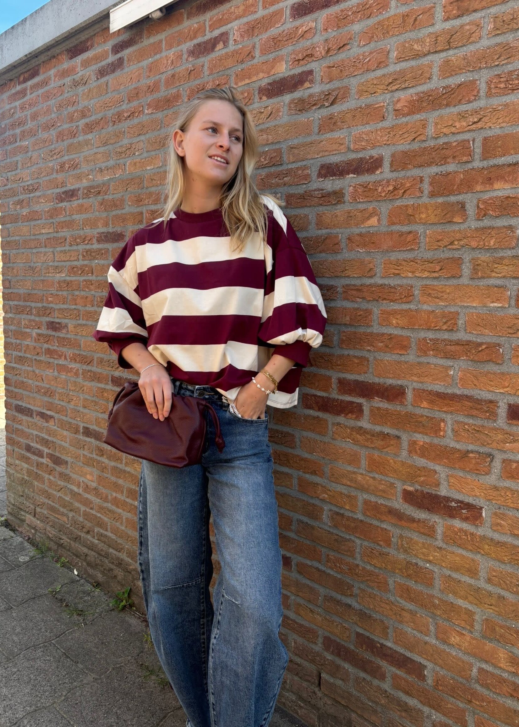 Flo Boutique Top Amara Bordeaux