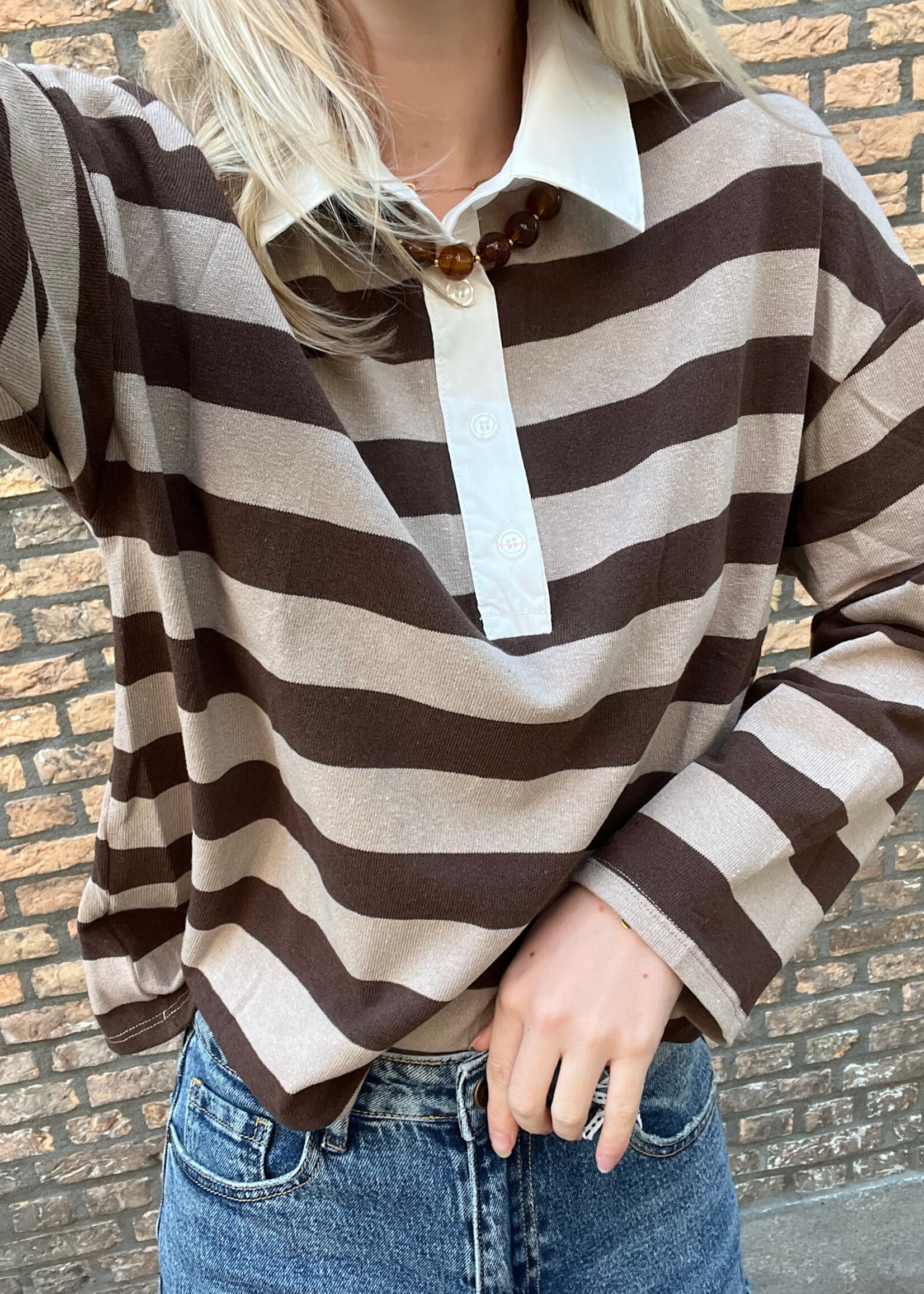 Flo Boutique Top Nola Brown/Camel