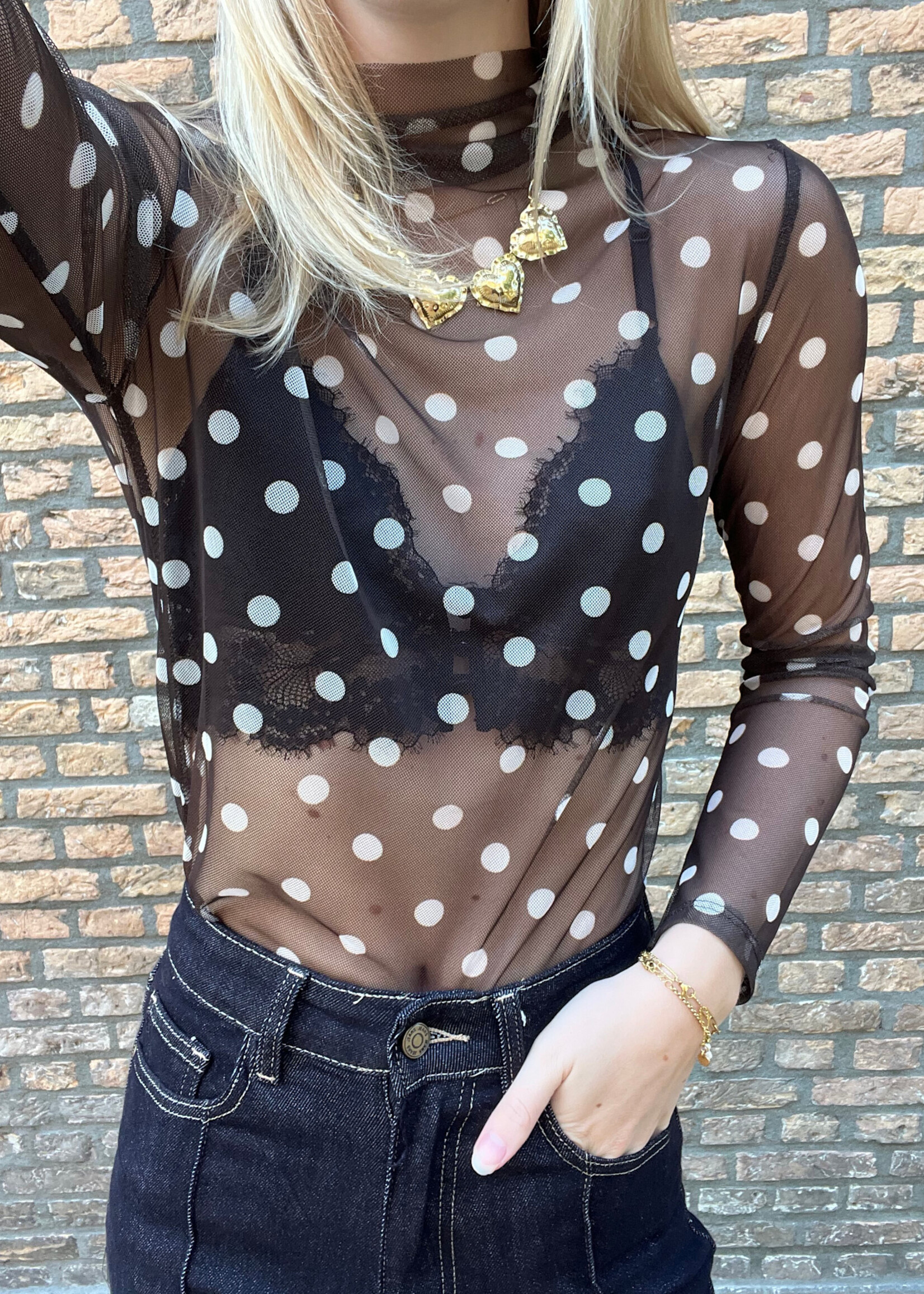 Flo Boutique Top Minte Choco