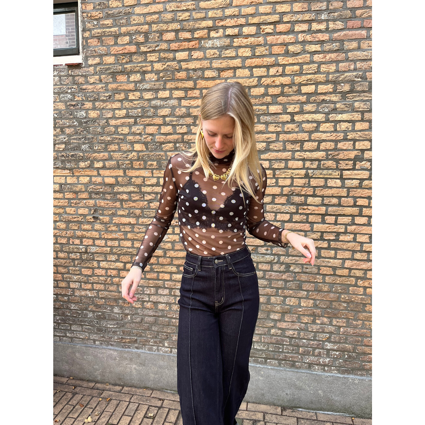 Flo Boutique Top Minte Choco