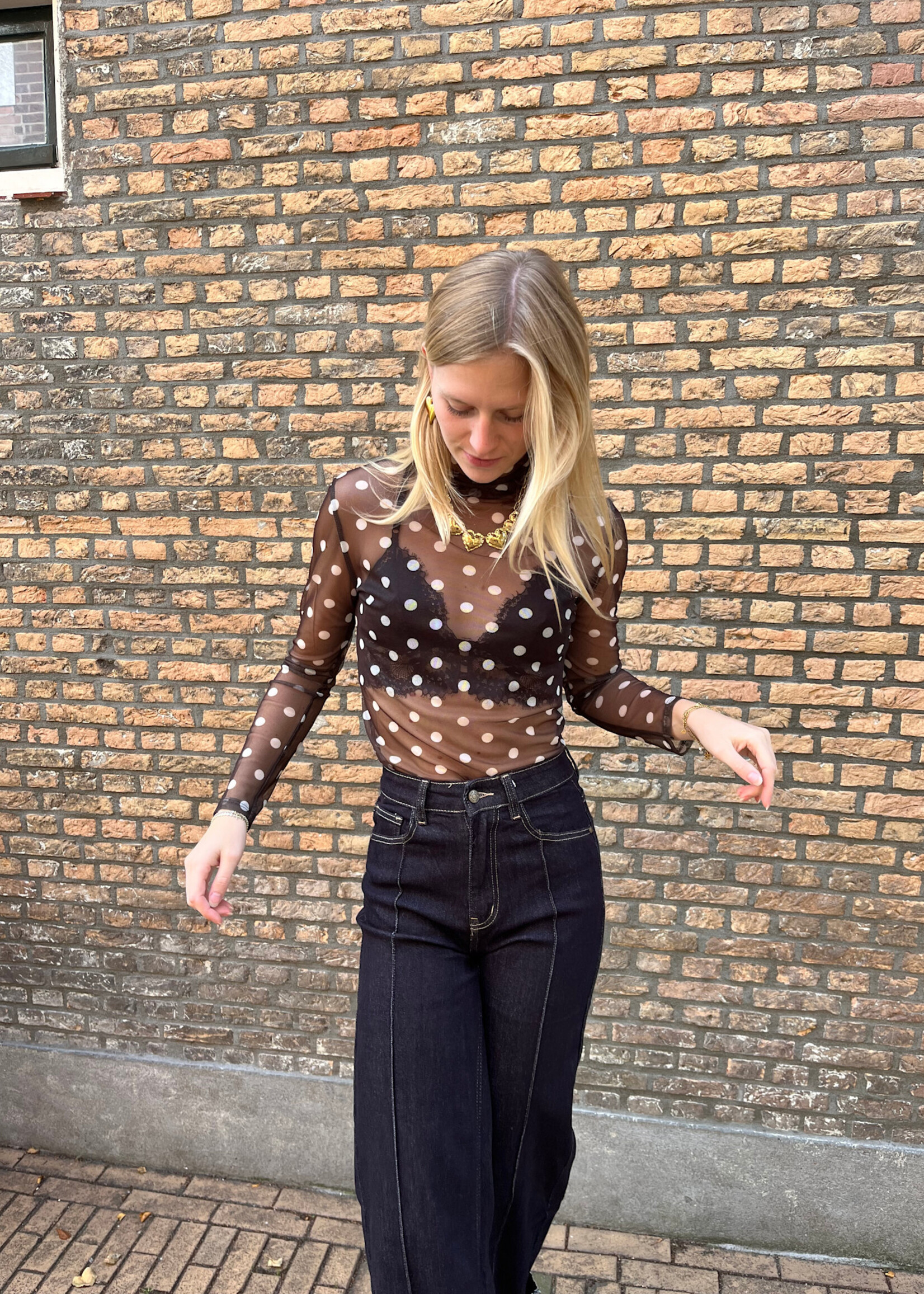 Flo Boutique Top Minte Choco