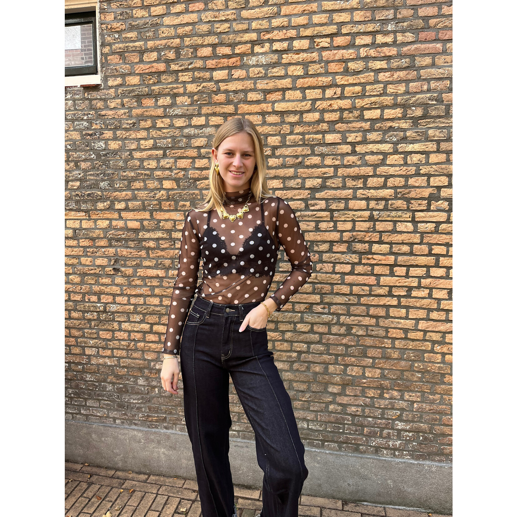 Flo Boutique Top Minte Choco