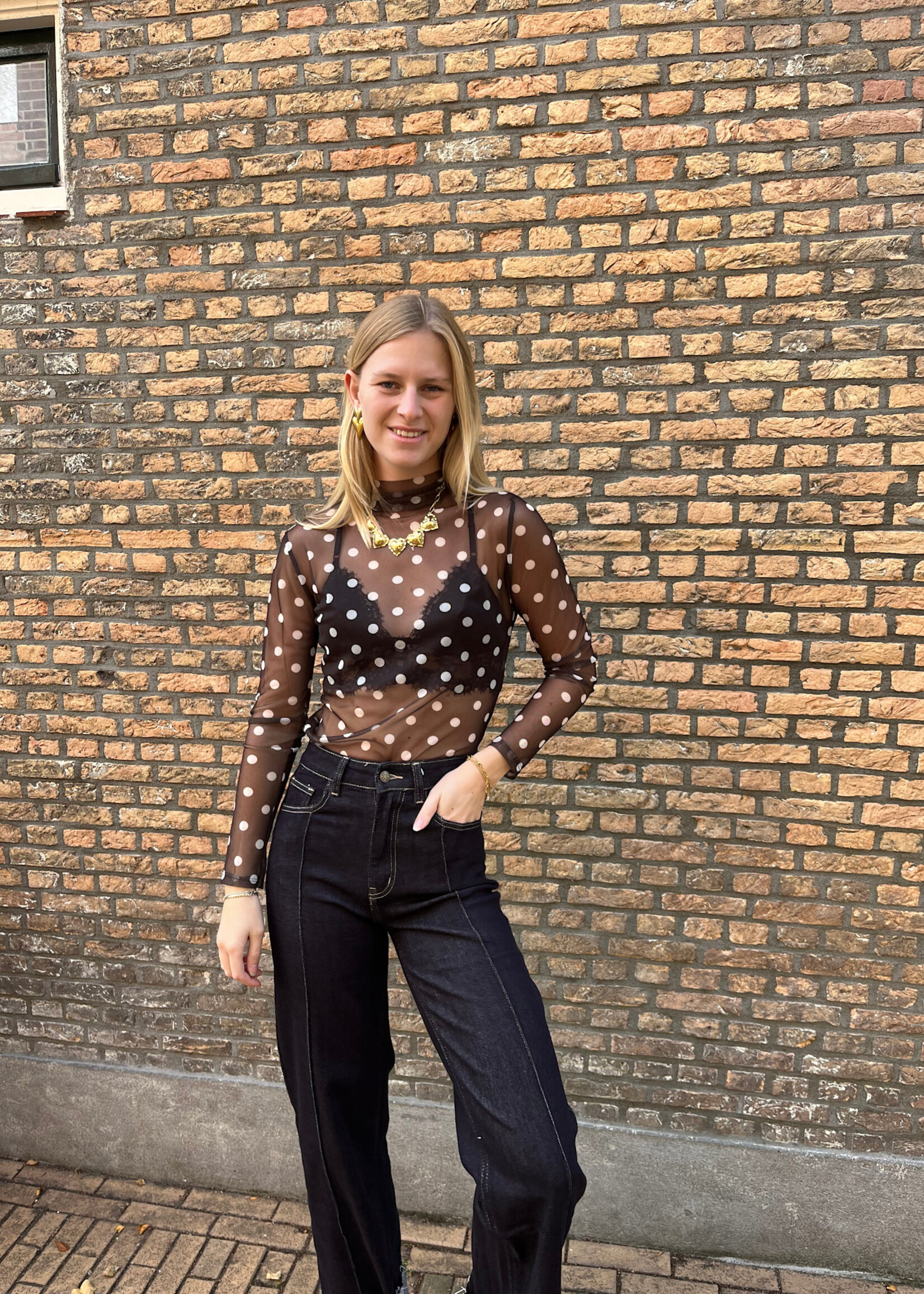 Flo Boutique Top Minte Choco