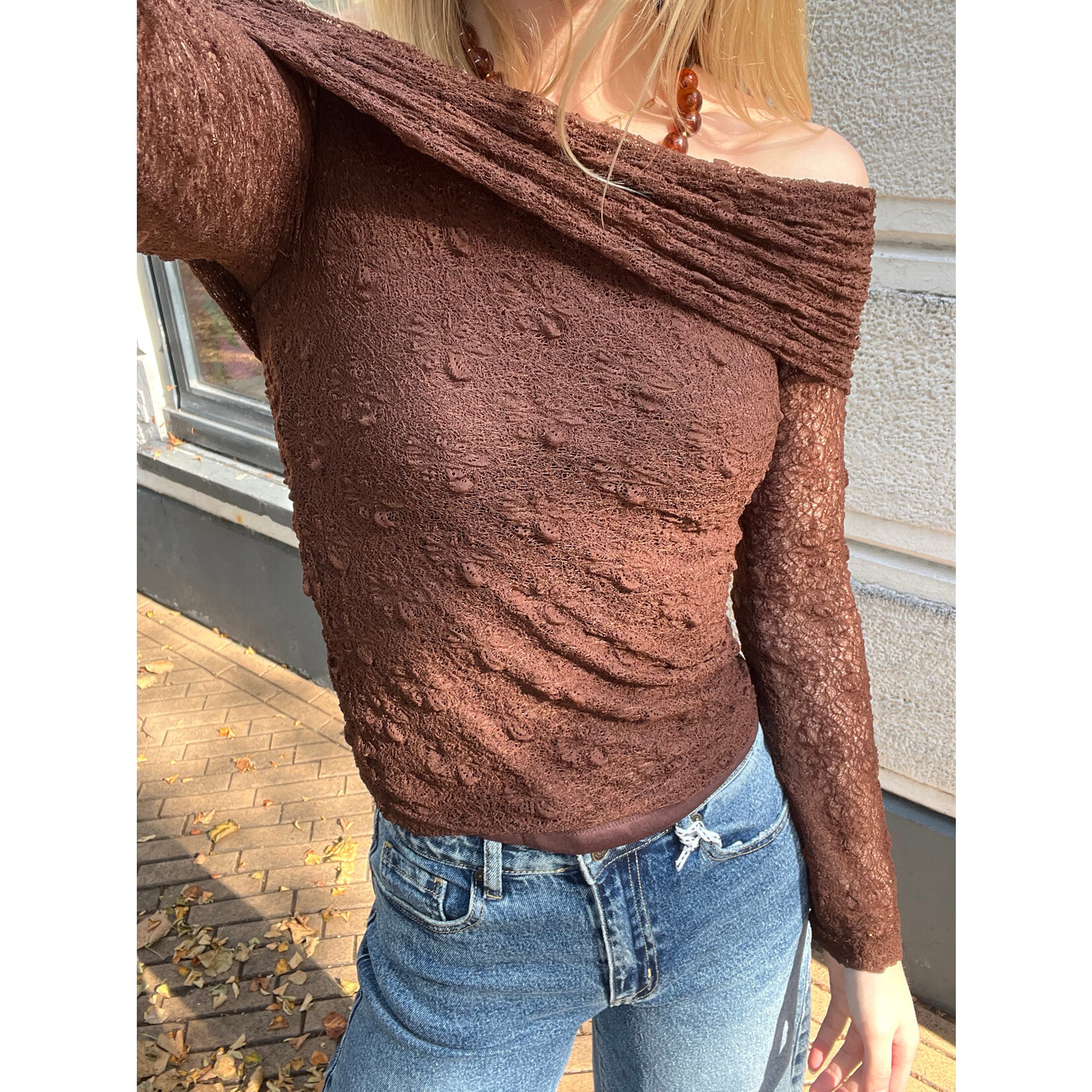 Flo Boutique Top Freya Choco