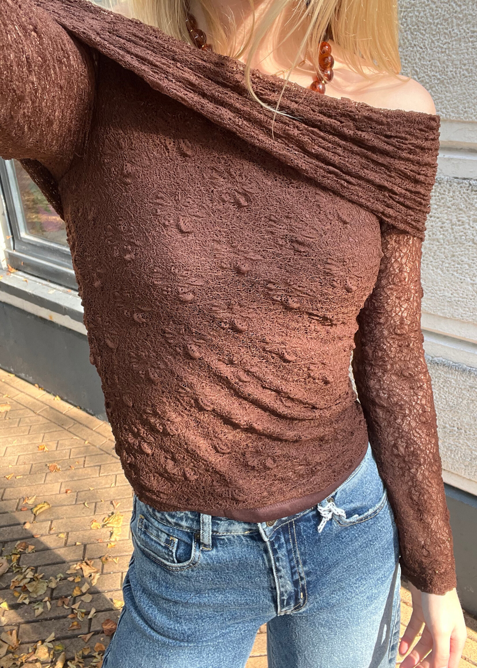 Flo Boutique Top Freya Choco