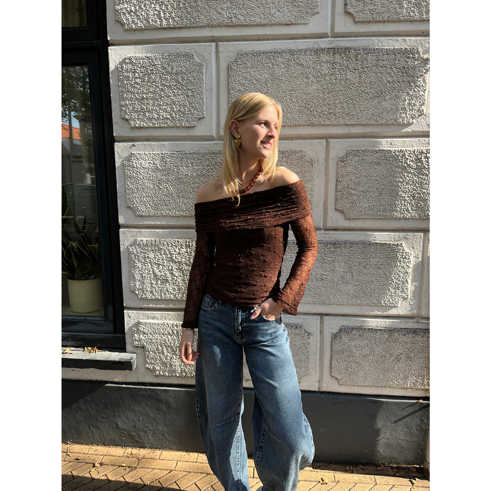 Flo Boutique Top Freya Choco