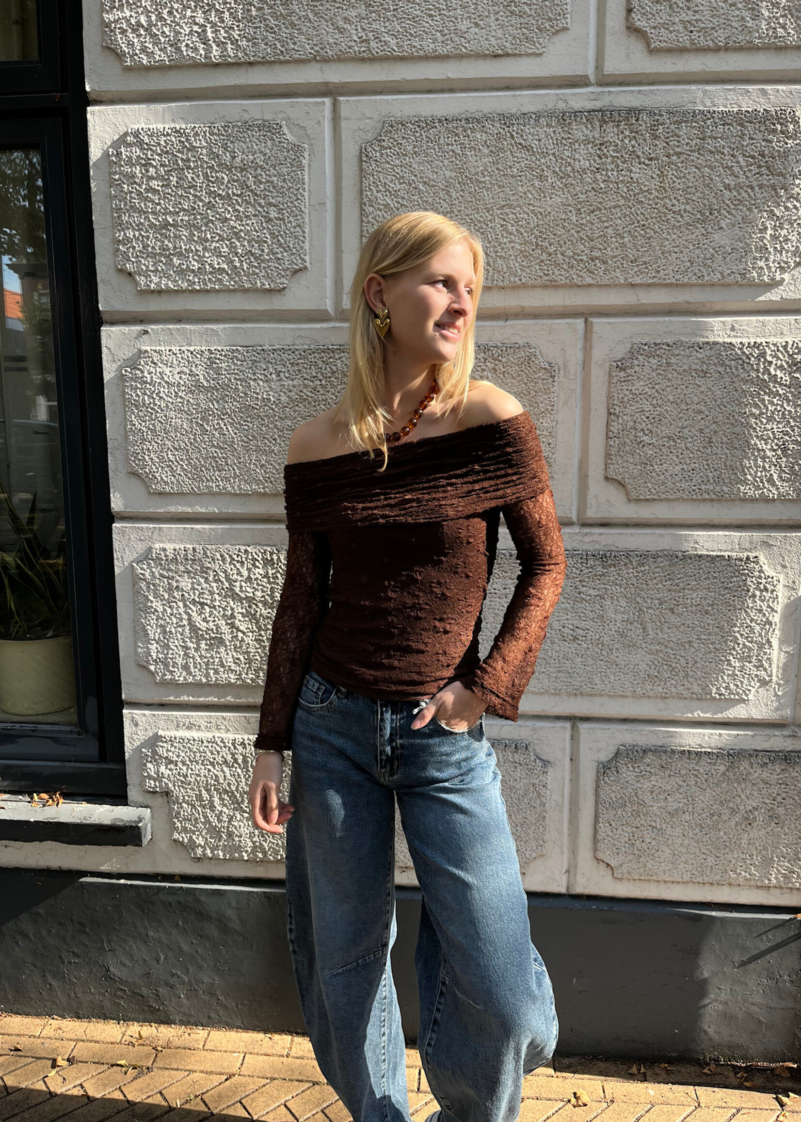 Flo Boutique Top Freya Choco