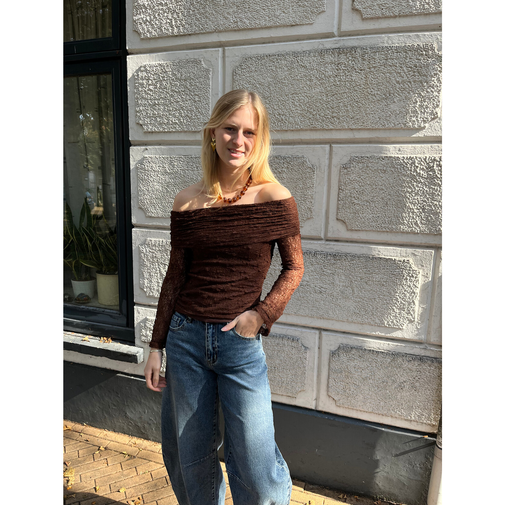 Flo Boutique Top Freya Choco