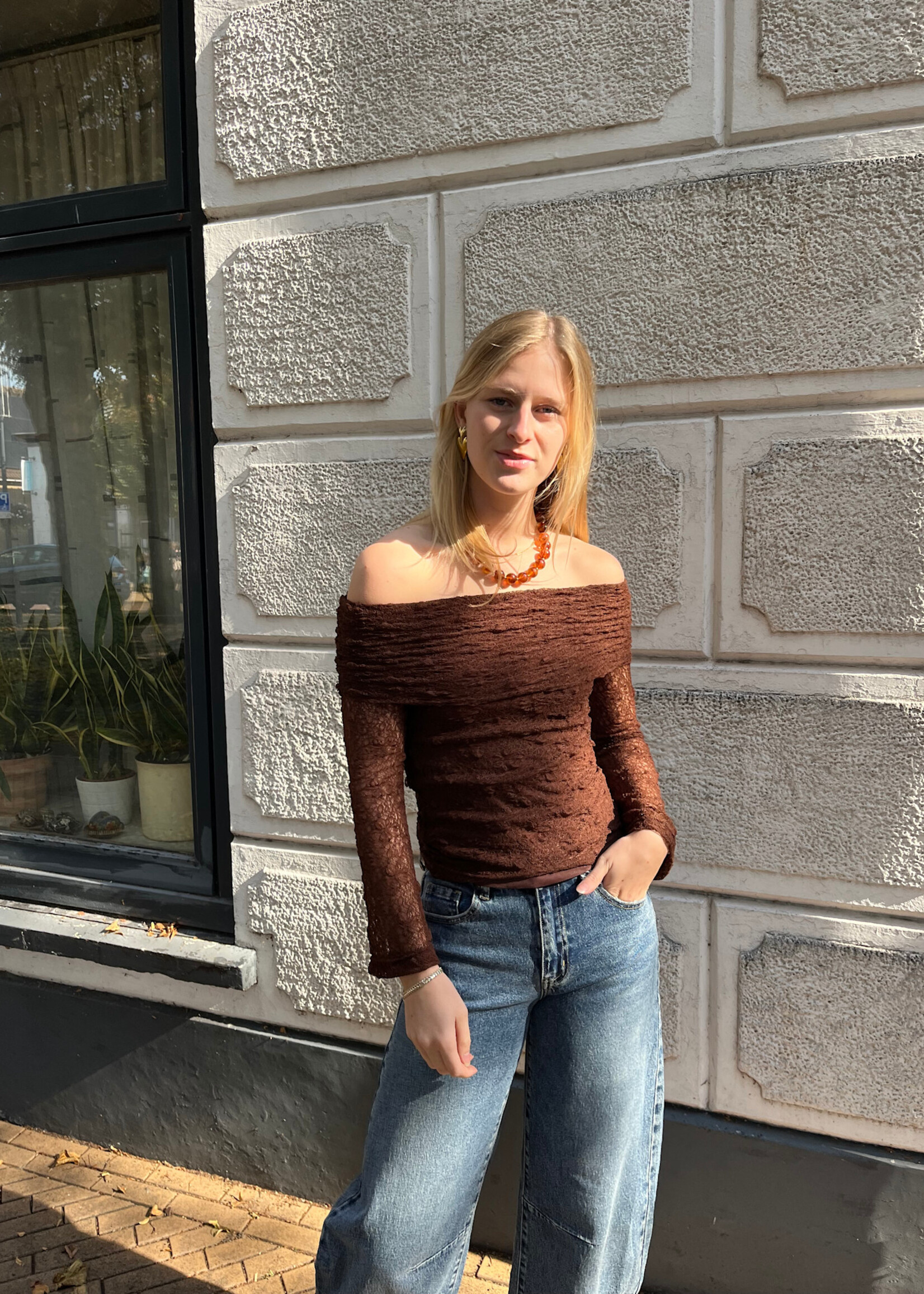 Flo Boutique Top Freya Choco